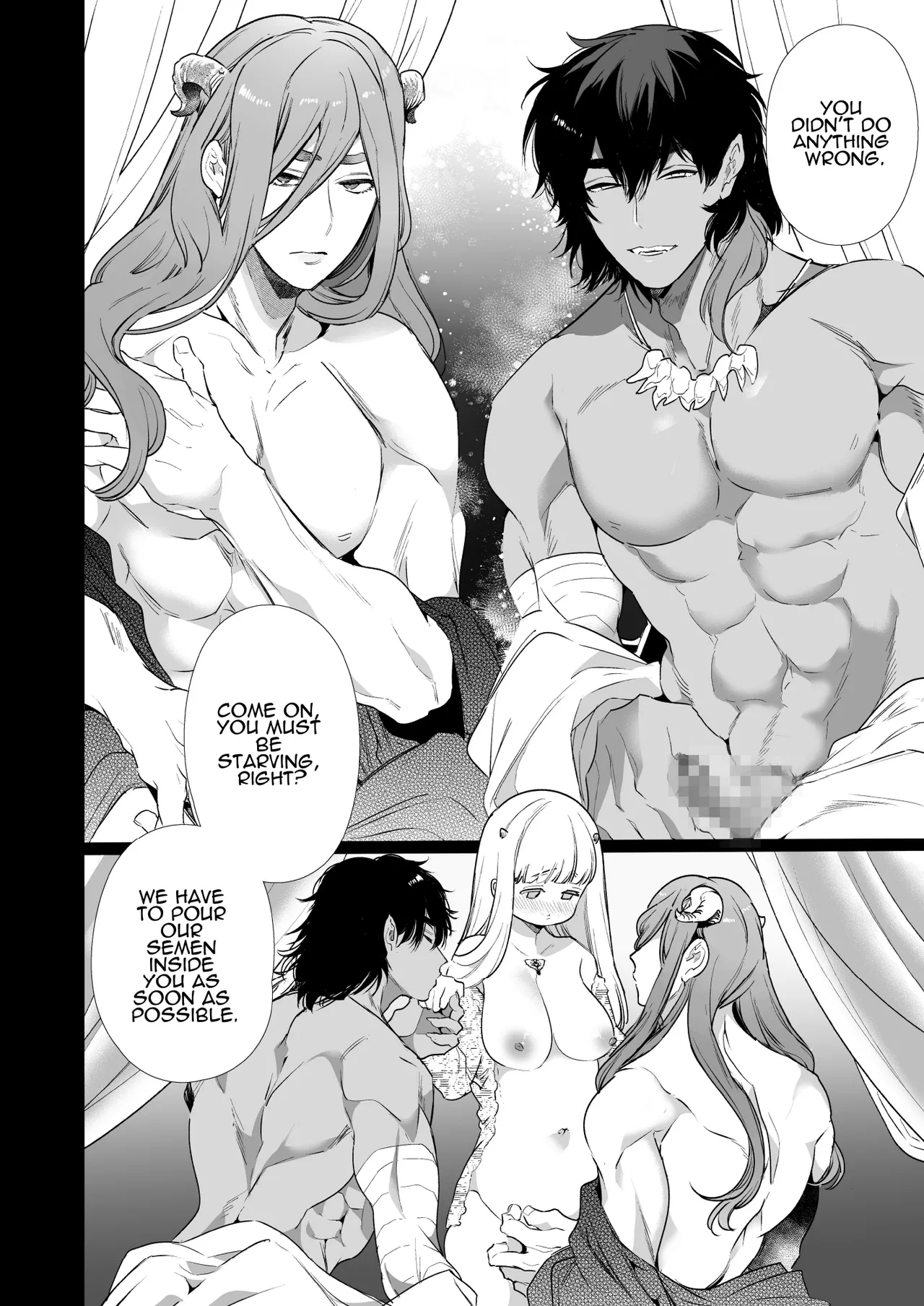 [Yatomomin (Yamamoto Tomomitsu)] Mede little Roy ~Ochikobore Majo no Shoutai wa, Seieki (Maryouku) o Kate to suru Saikyou no Akuma deshita.~ | Mede little Roy ~The Magic Academy Dropout was a Powerful Succubus~ [English] 3eme image