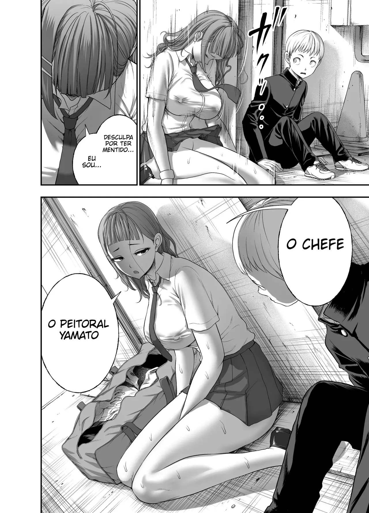 [Studio TAGATA (Yontarou)] Nikujyubanchou ~Nadeshiko-chan to Boku to Pectoral Yamato~ [Portuguese-BR] image number 46