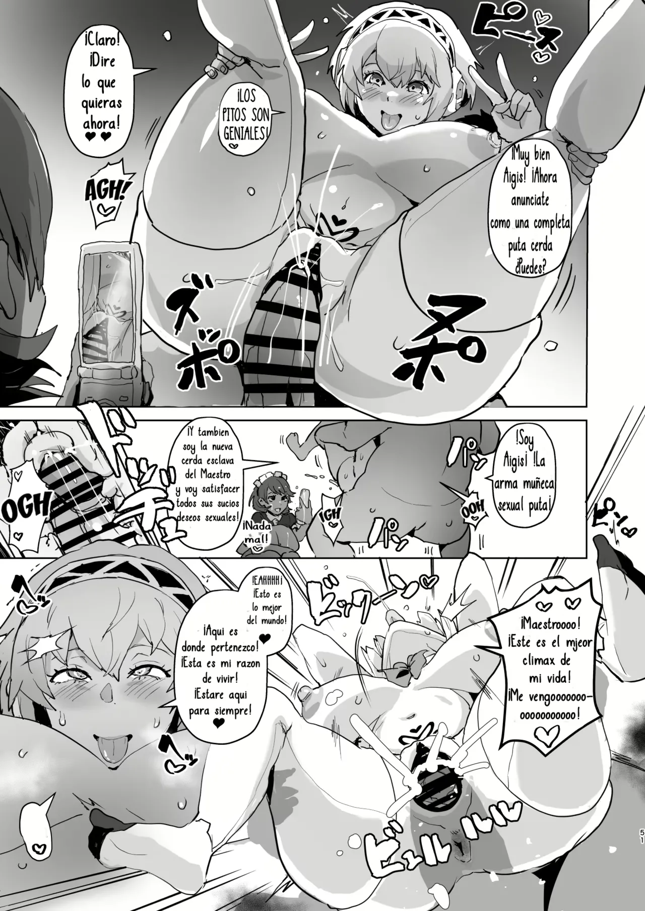 [aheazif (Sanatuki)] PERU Ochi (Persona 3) [Spanish] [Thetru] [Digital] numero di immagine  50