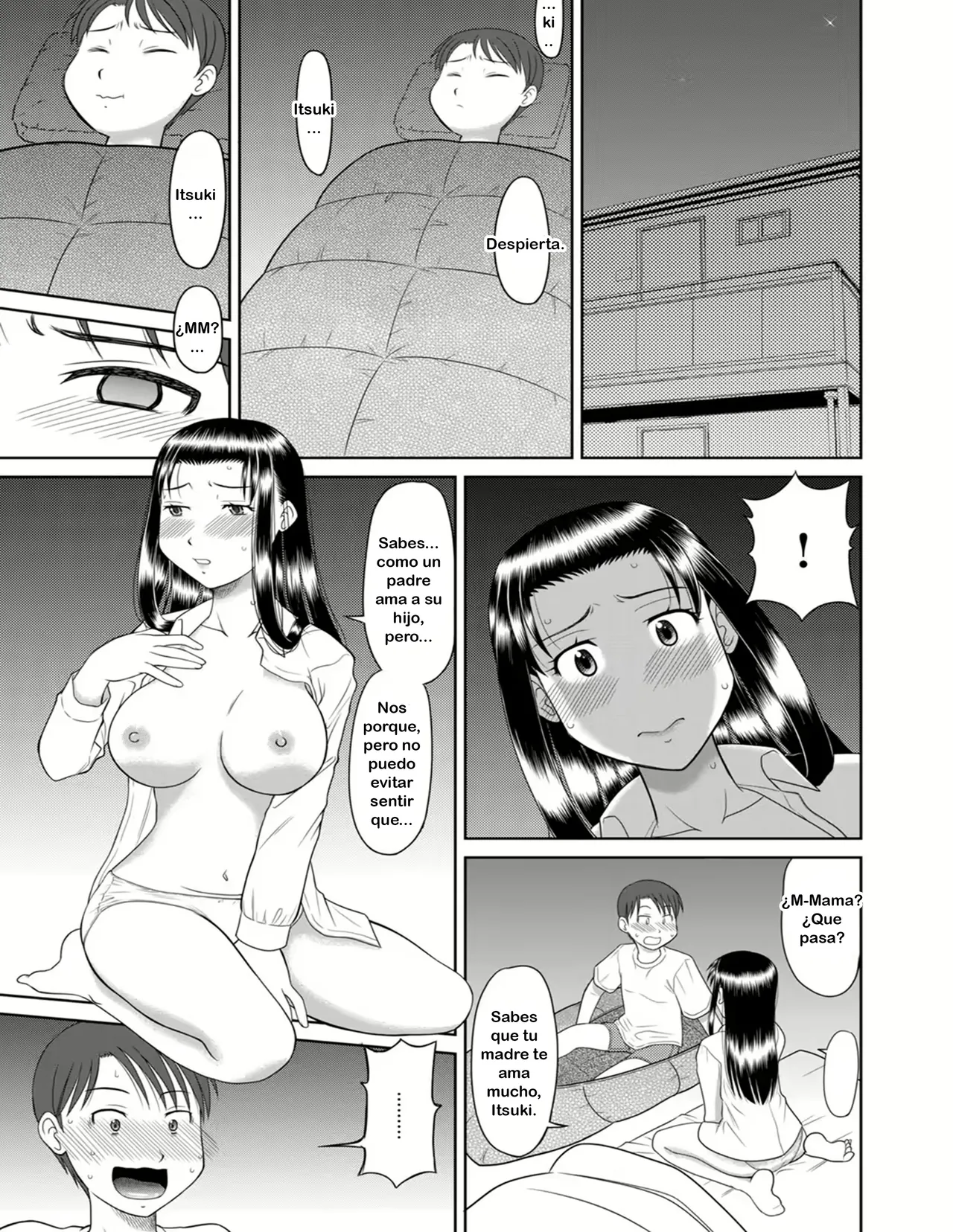 [Okamura Morimi] Ore to Kaa-san to Jiko Bukken | Yo mi mama Y el cuarto con una historia (WEB Ban COMIC Gekiyaba! Vol. 168) [Spanish] image number 9