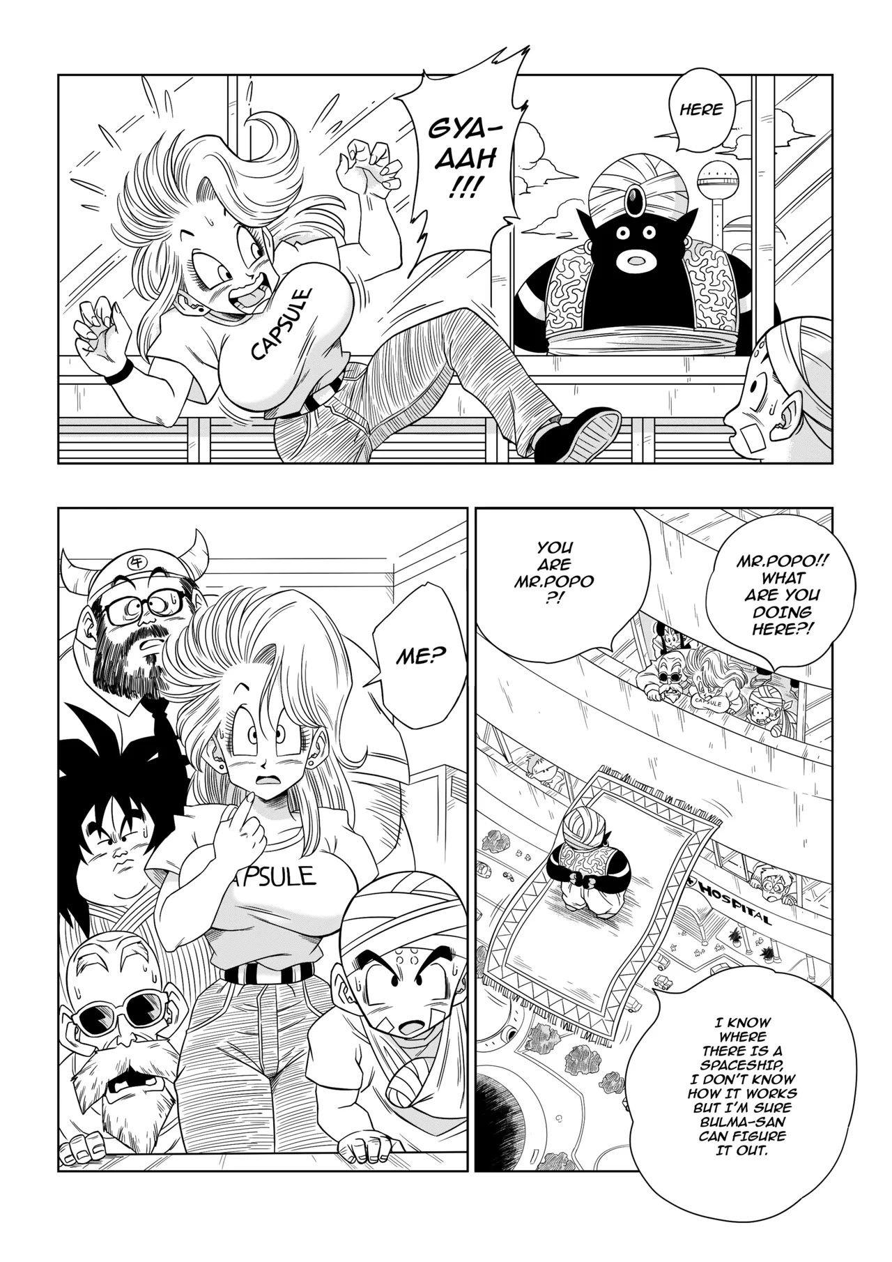 [Yamamoto] Bulma Meets Mr. Popo image number 3