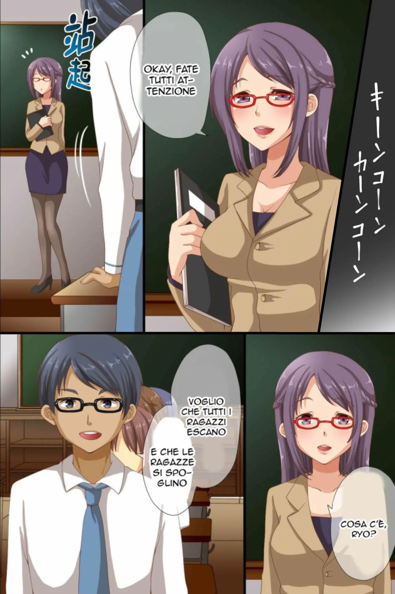 [rbooks (Asazuki Norito)] Saimin de Shihai Sareta Gakuen ~ Gakkou Zenin ga Saimin Zumi dakara Yaritai Houdai Zen Full Color 120 Page | Sottomettere tutta la Scuola 1 [Italian] image number 36