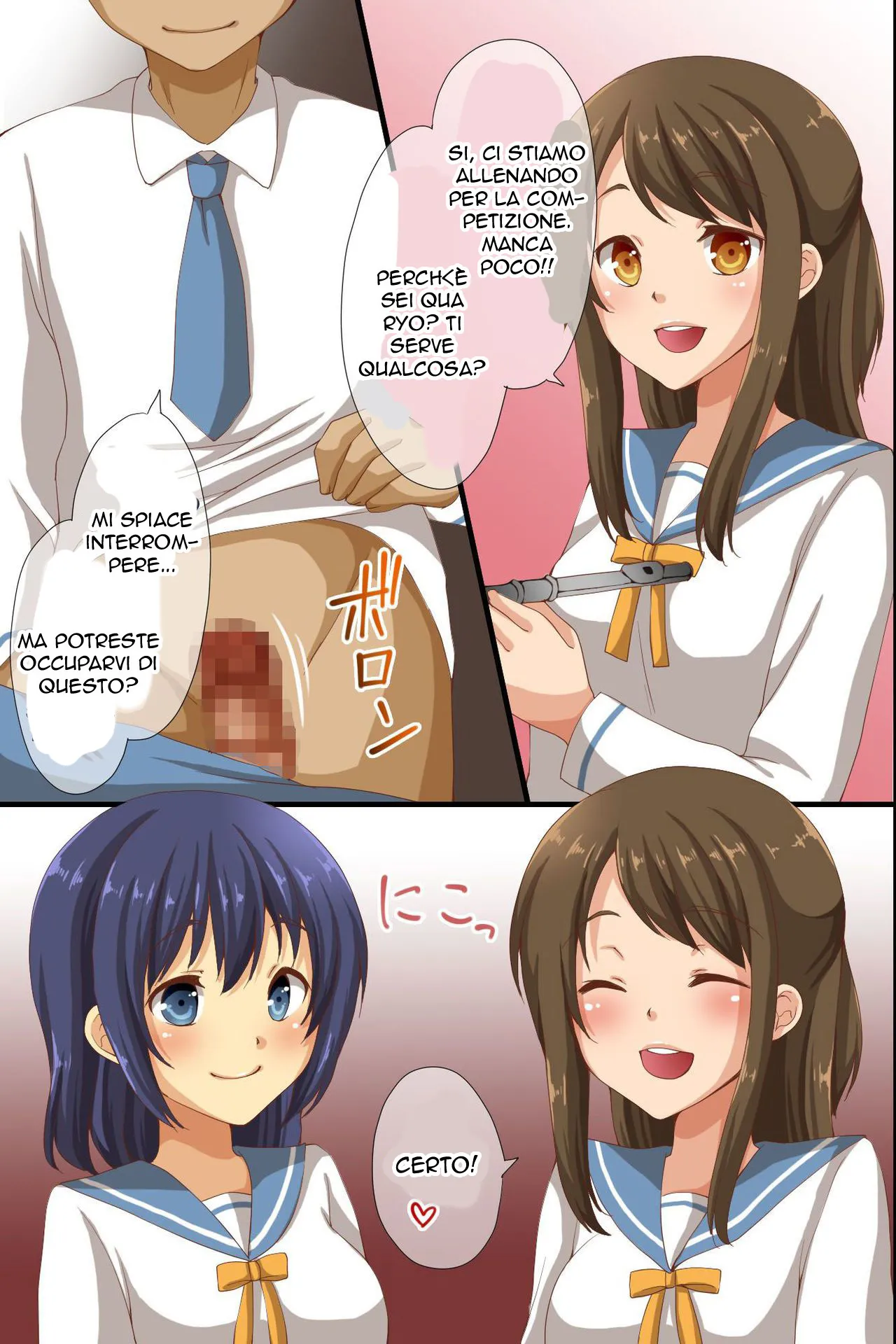 [rbooks (Asazuki Norito)] Saimin de Shihai Sareta Gakuen 2 ~ Saimin Zumi no Gakuen de Bukatsudou Kengaku Shichaimashita | Sottomettere tutta la Scuola 2 [Italian] image number 5