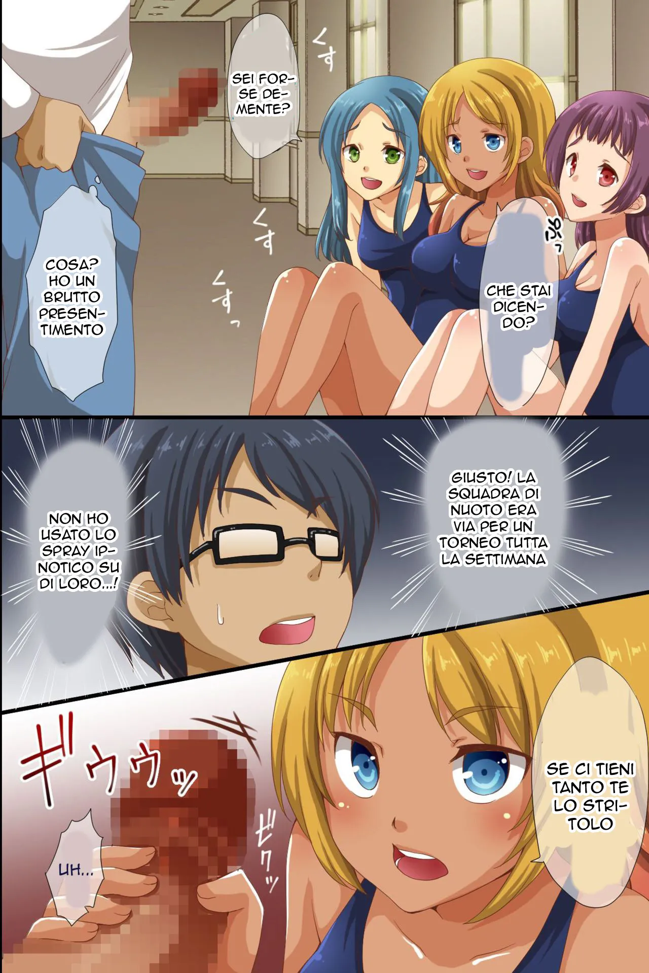 [rbooks (Asazuki Norito)] Saimin de Shihai Sareta Gakuen 2 ~ Saimin Zumi no Gakuen de Bukatsudou Kengaku Shichaimashita | Sottomettere tutta la Scuola 2 [Italian] image number 38