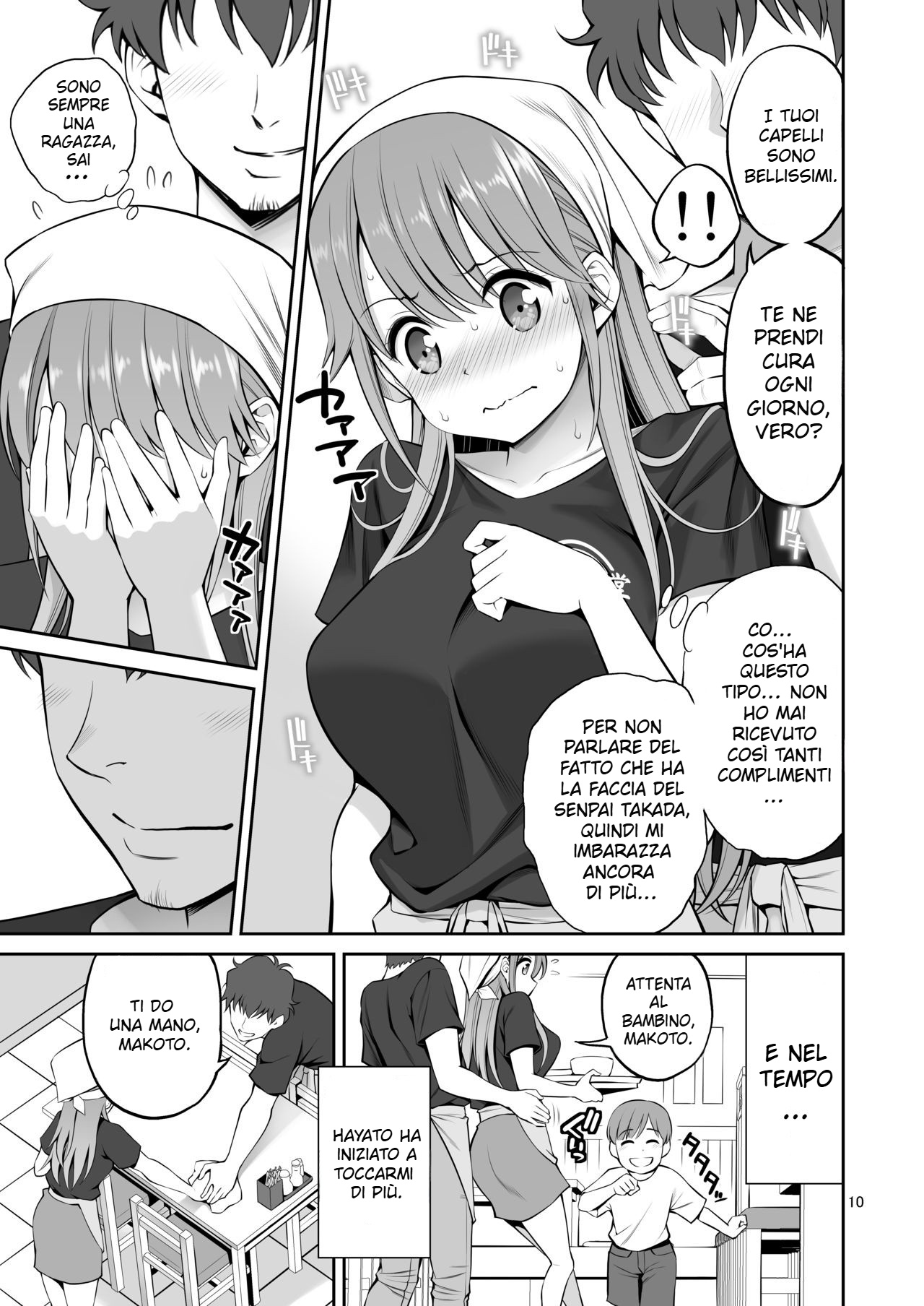 [Popochichi (Yahiro Pochi)] Motoyan Zuma Otto no Tonari de Hatsuiki | Moglie ex teppista viene accanto a suo marito per la prima volta [Italian] [Digital] 10eme image