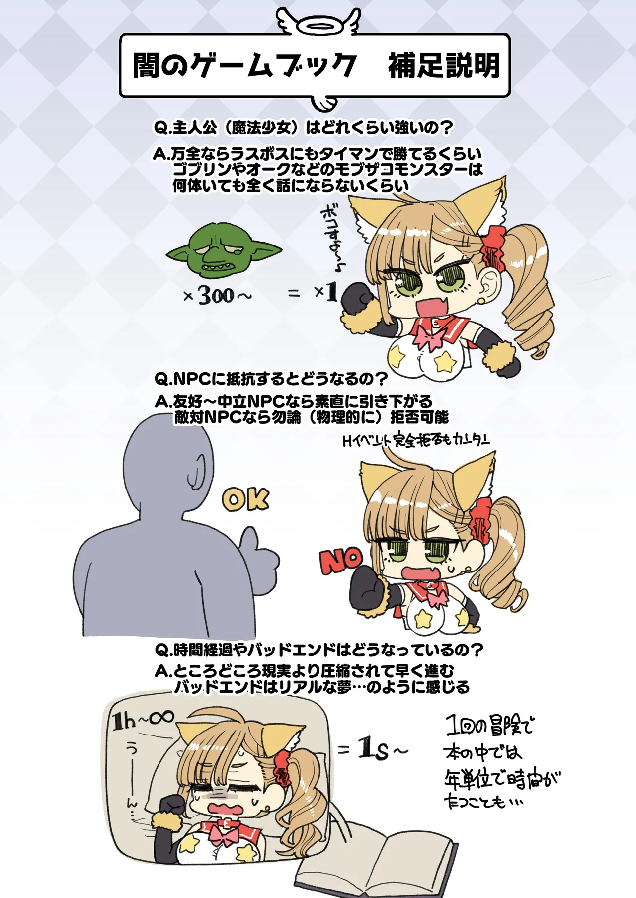 mahou syouzyo yu- sya tyan yami no ge-mu bukku hen 画像番号 15