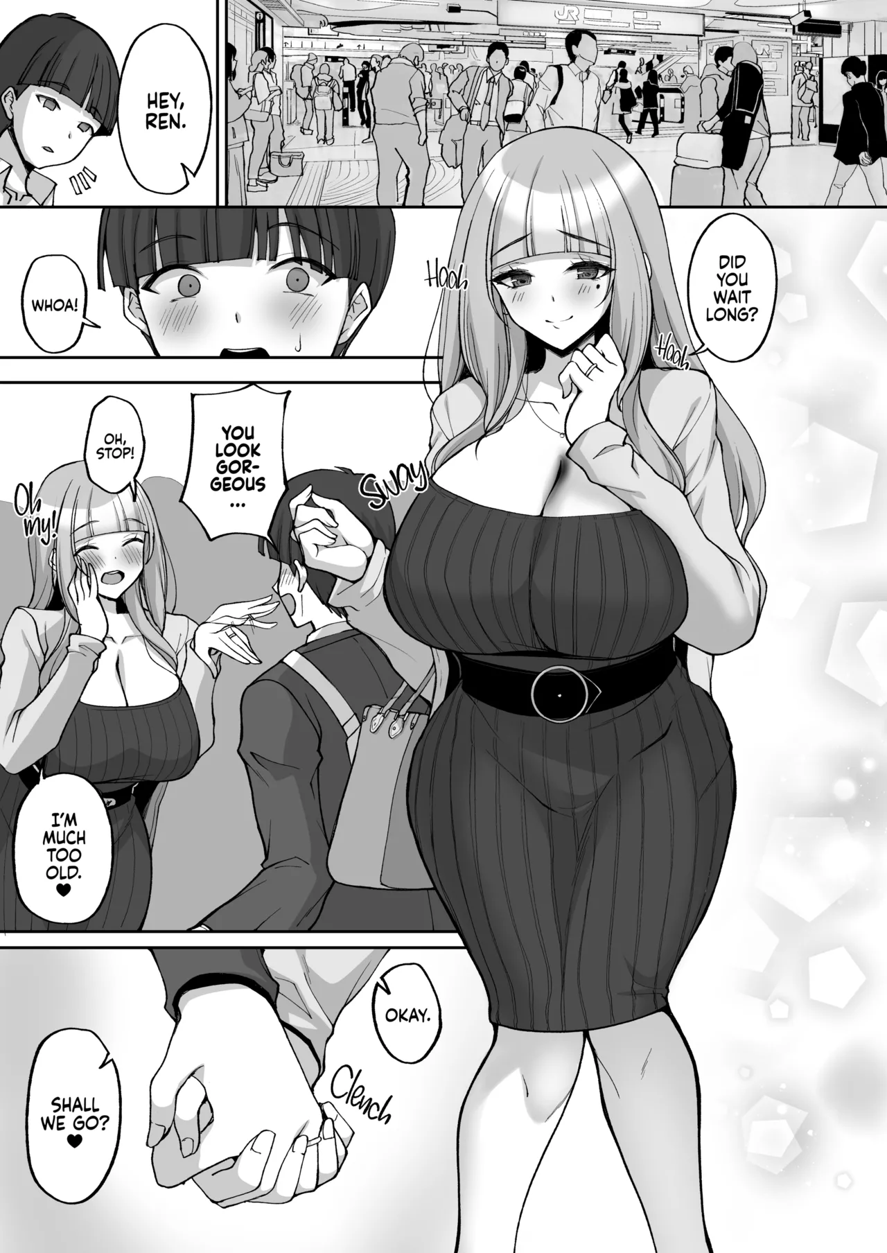 [Labomagi! (Takeda Aranobu)] Hatsukoi no Bakunyuu Tomo Mama ga Yasashiku Sei no Tehodoki o Shitekureru Hanashi | Learning About Sex From My Friend's Mom [English] {2d-market.com} [Decensored] [Digital] image number 26