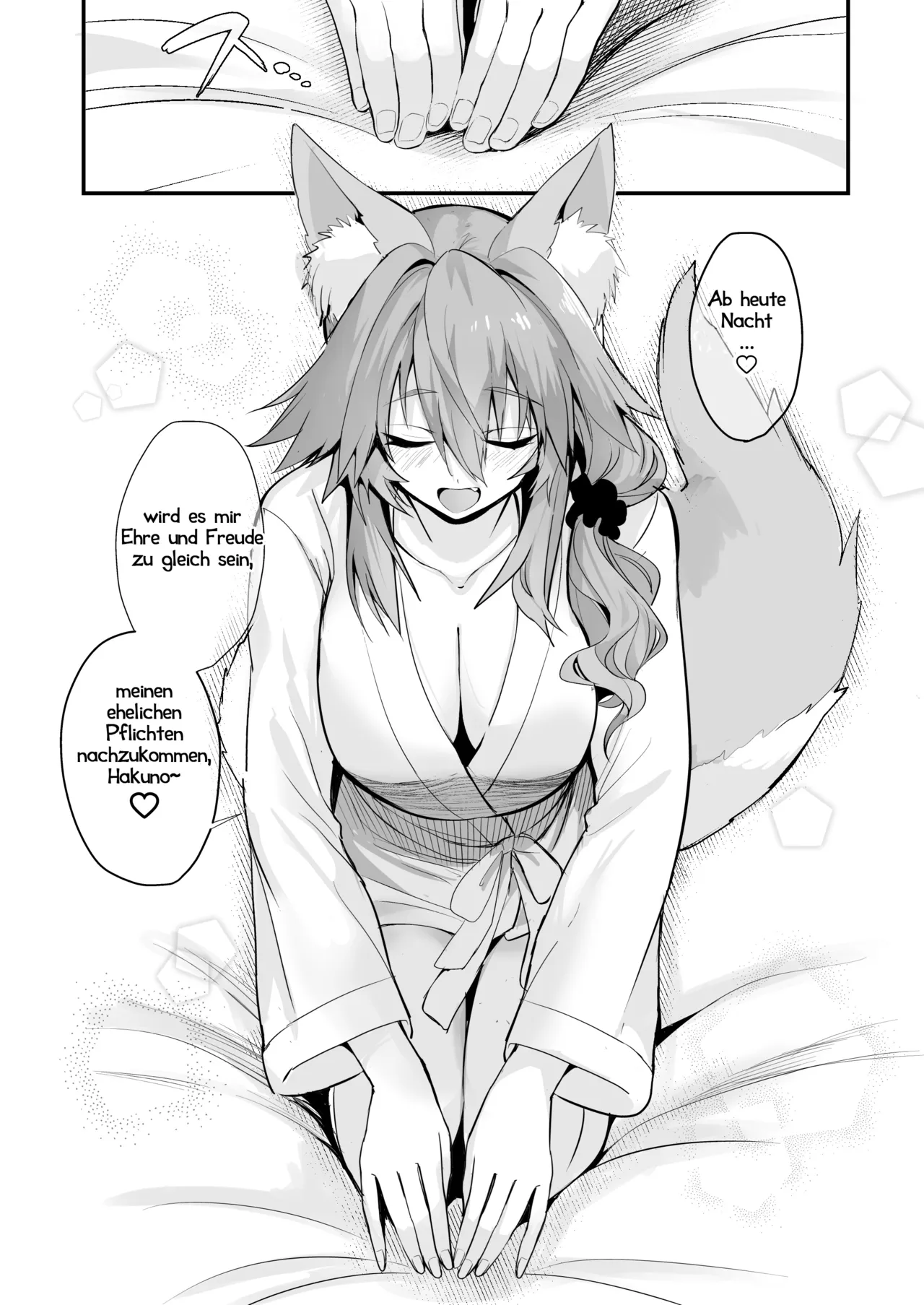[Yamitsuki Honpo (Wise Speak)] Shinkon Niizuma Tamamo-san | Frisch vermählte Füchsin Tamamo (Fate/EXTRA CCC) [German] [Haigen] [Digital] 图片编号 5