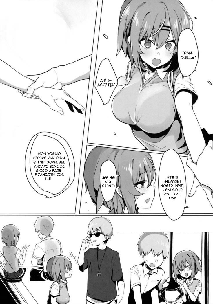 (C96) [Ofuton de Suyaa (Mitsudoue)] Bokukko Osananajimi o Netotte Mitara Masaka no Kekka ni | Amanti per Gioco [Italian] 12eme image