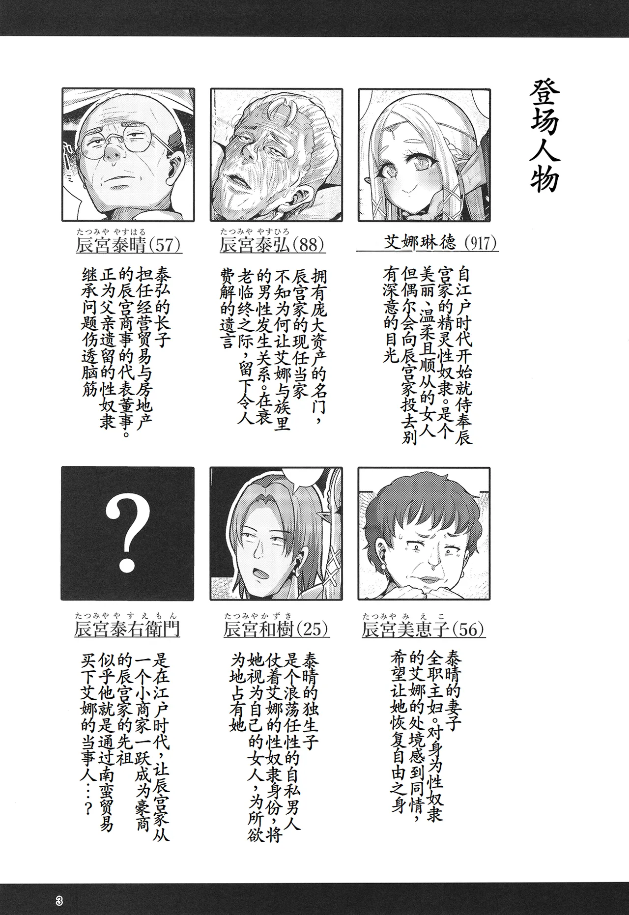 [Shinshunshantonshou (Bukatsu)] H Seidorei Elf no Souzoku Mondai ni Tsuite 2 ~ Sougi-hen [Chinese] [古月个人汉化] [Digital] изображение № 4