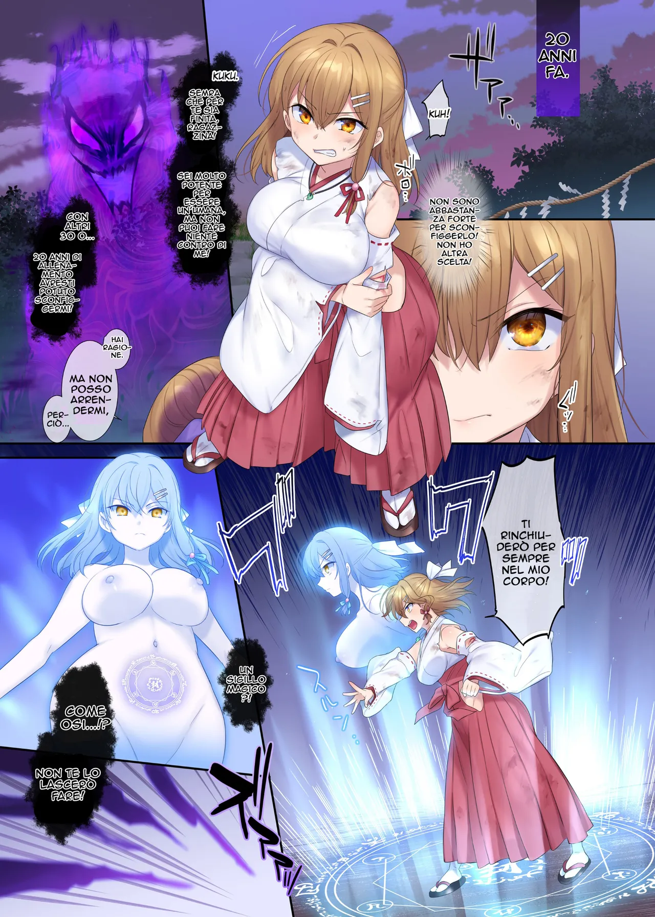 [Hyoui Lover (Hiiragi Popura, Hyoui Suki no Hito)] Fuukon no Taimafujo ~Oyako ga Akuryo ni Somari Nottorareru made~ | Lo Spirito e L' Esorcista [Italian] [Digital] 이미지 번호 2