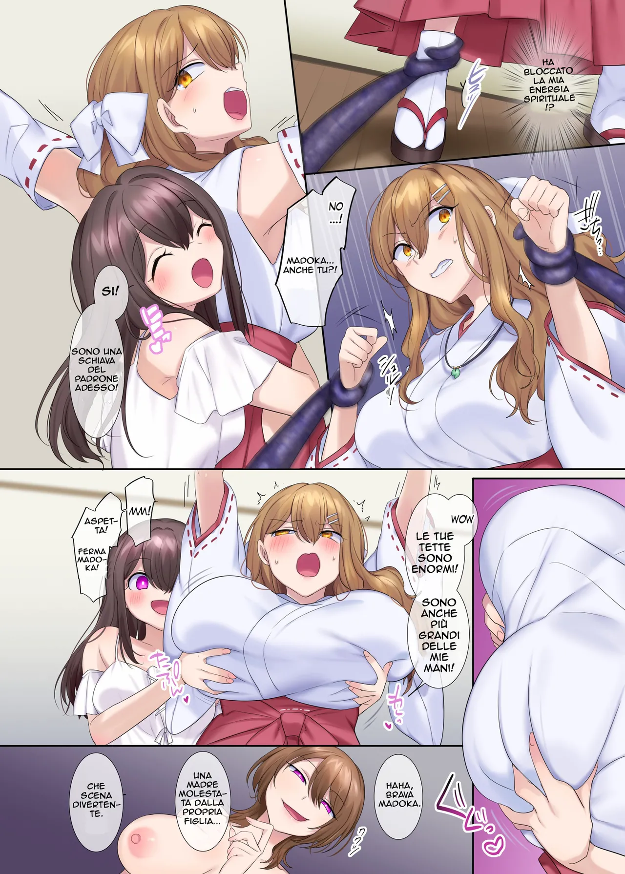 [Hyoui Lover (Hiiragi Popura, Hyoui Suki no Hito)] Fuukon no Taimafujo ~Oyako ga Akuryo ni Somari Nottorareru made~ | Lo Spirito e L' Esorcista [Italian] [Digital] 이미지 번호 35