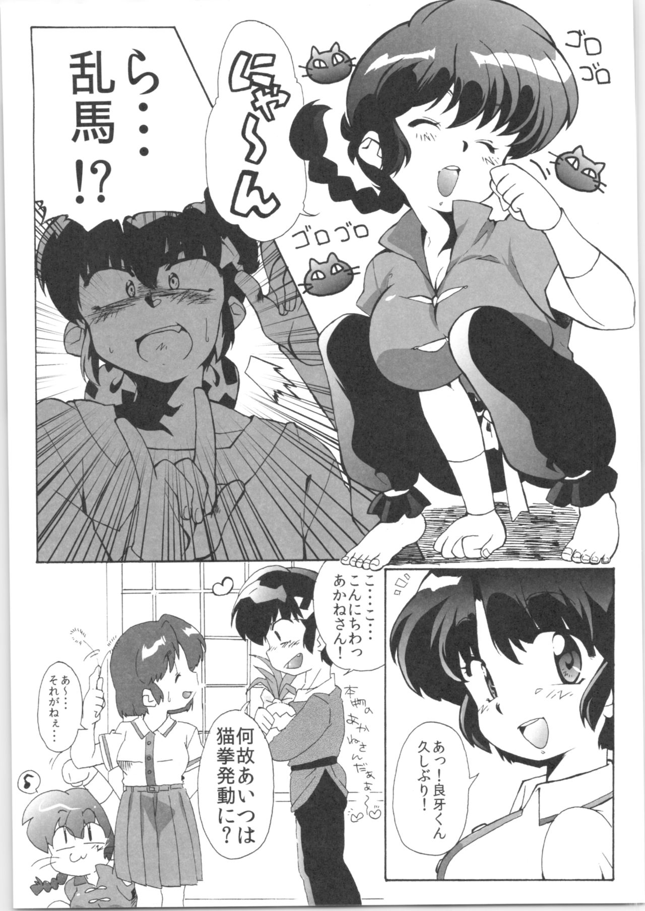(C82) [Marin (Suzusato Rinka, mage)] Doujouyaburi no Kata wa Katteguchi e Omawari Kudasai. (Ranma 1/2) numero di immagine  6