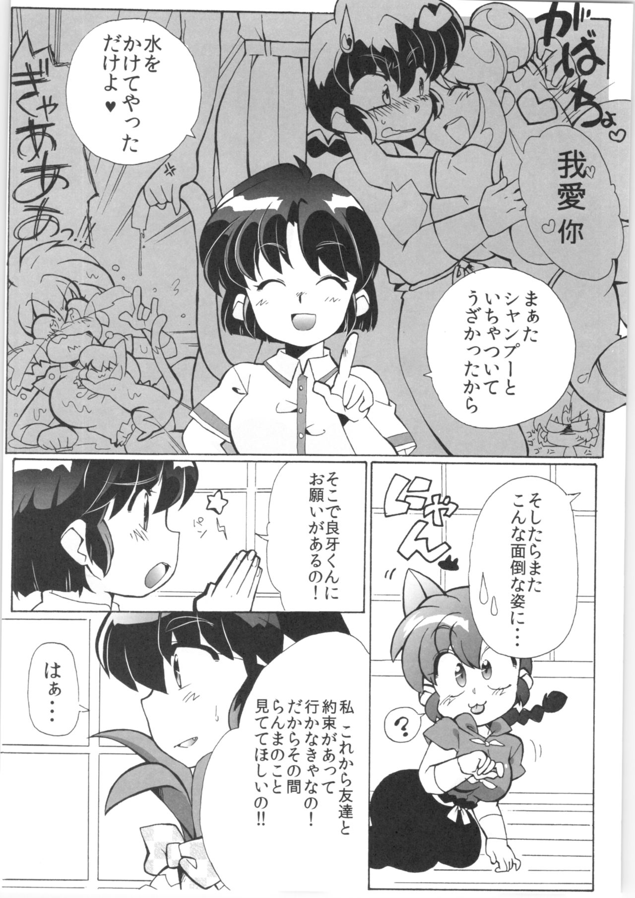 (C82) [Marin (Suzusato Rinka, mage)] Doujouyaburi no Kata wa Katteguchi e Omawari Kudasai. (Ranma 1/2) numero di immagine  7