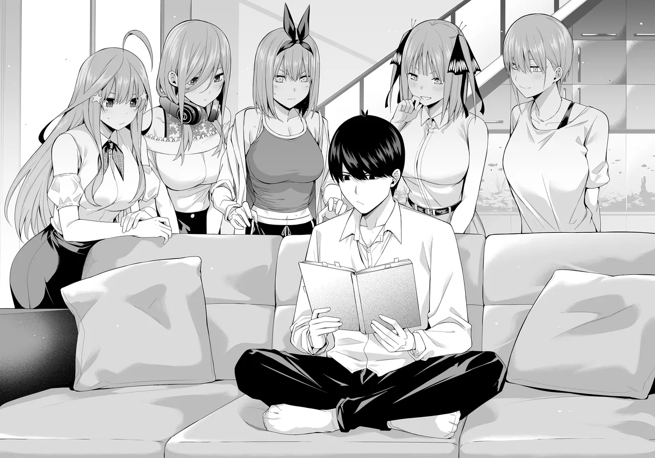 [壞茸社 (Chicke III、4why)] 意外の初体験 (五等分の花嫁) [Digital] imagen número 37