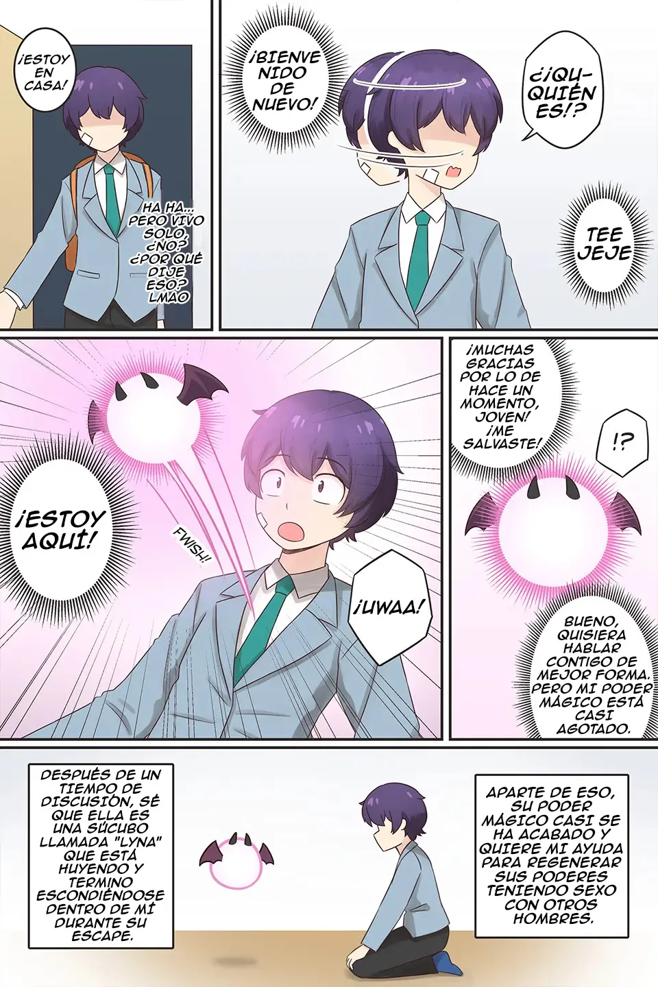 My Life as a Succubus Ch.1 [RudySaki] [Spanish] [TF Scans] image number 5