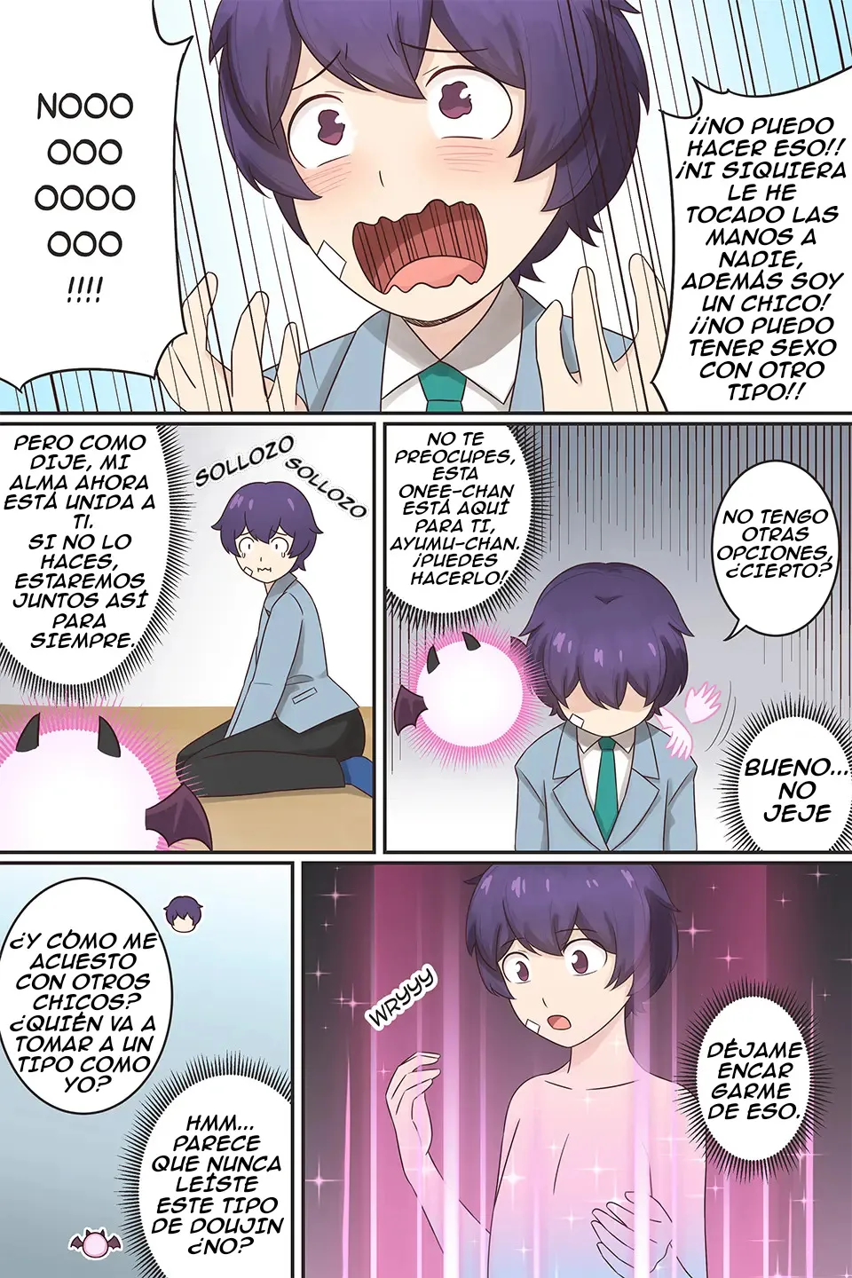 My Life as a Succubus Ch.1 [RudySaki] [Spanish] [TF Scans] image number 6