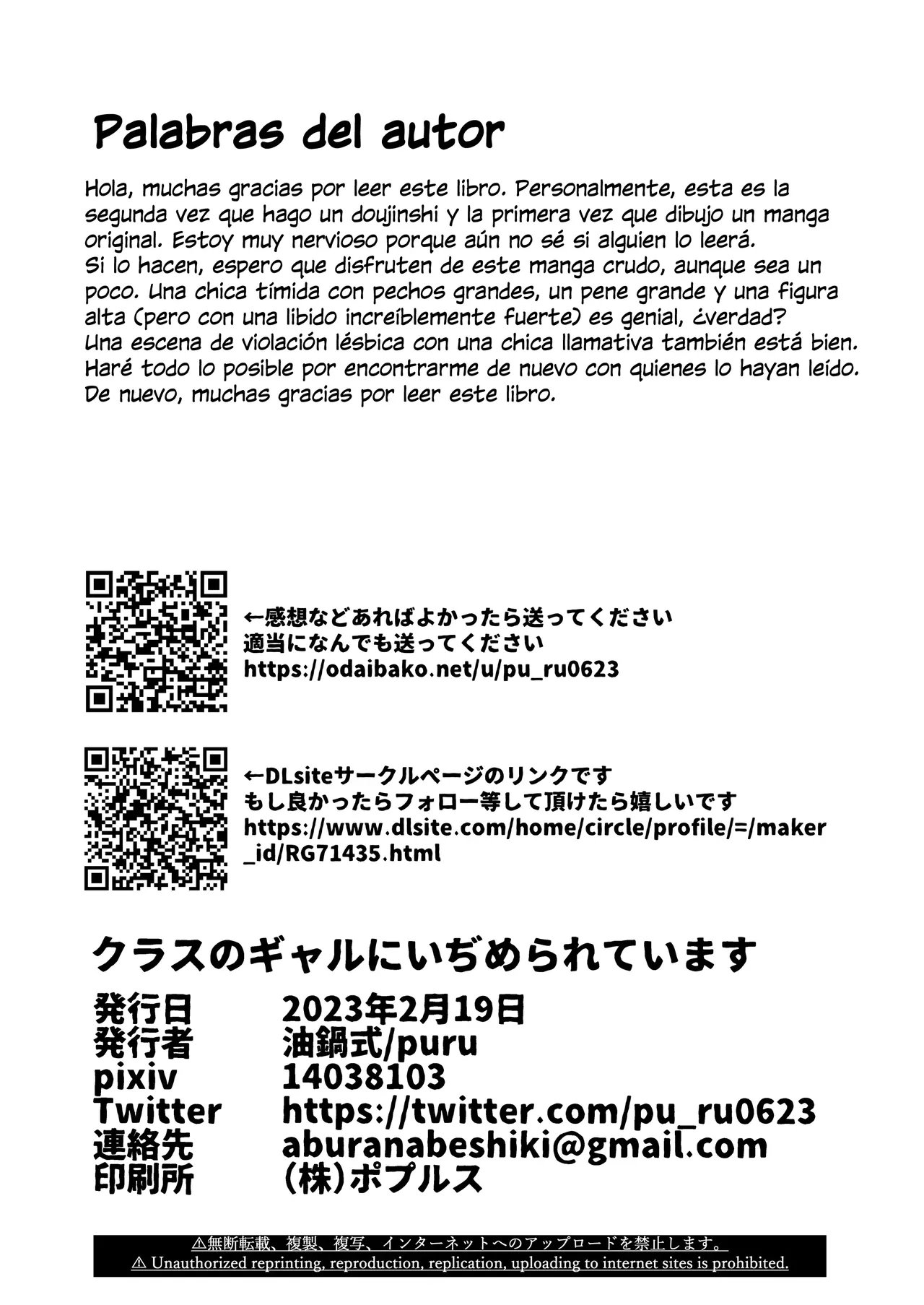 [Aburanabeshiki (puru)] Class no Gal ni Ijimerarete Imasu|Las Gals de mi Clase me hacen Bullying [Decensored] [Digital] [Spanish] [Harenchi no Fansub] Bildnummer 21