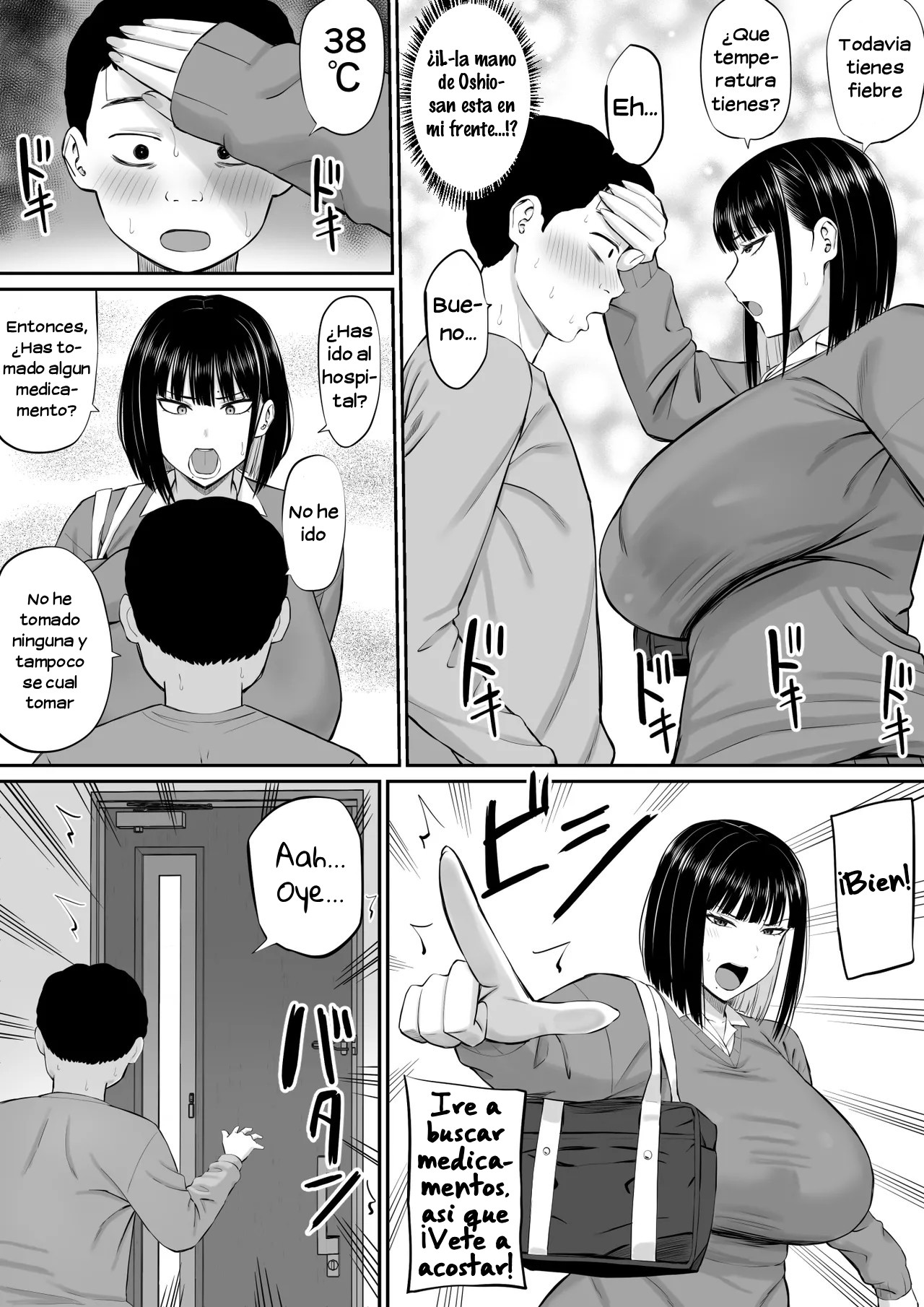 [Aramaa] Shio Taiou no Ooshio-san｜La Indiferente Actitud de Oshio-san [Spanish] [Hta scan] image number 7