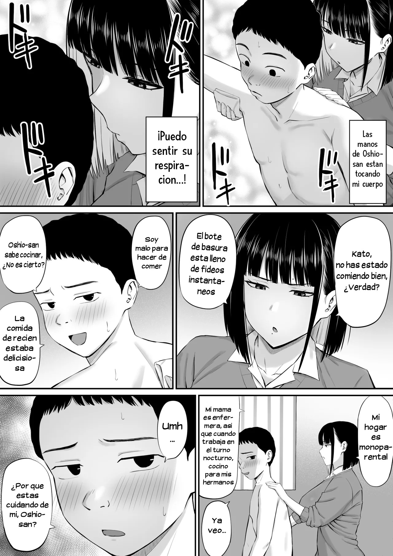 [Aramaa] Shio Taiou no Ooshio-san｜La Indiferente Actitud de Oshio-san [Spanish] [Hta scan] image number 13