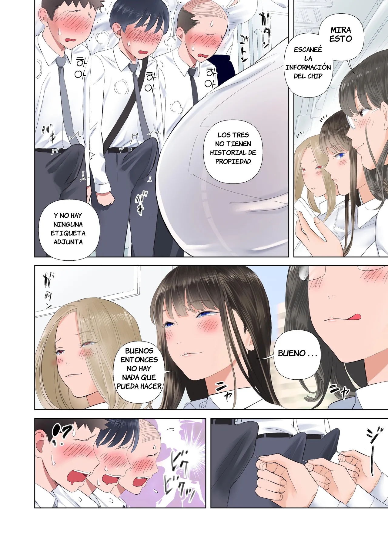 [ringo (shida)] Las circunstancias del viaje al trabajo de un hombre degenerado [Spanish] image number 4