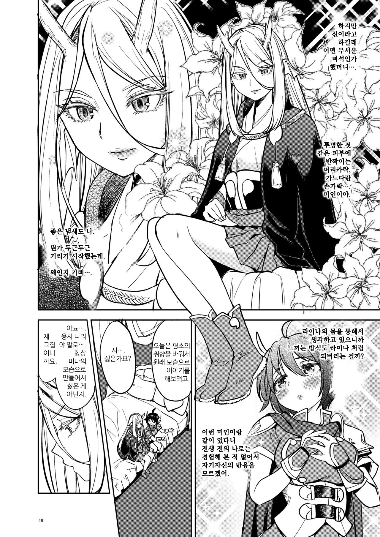 [Nedaore (Ayane)] Onna Yuusha ni Tensei Shitara Mazoku no Tsuma ga 5-nin mo Irurashii 2 | 여자 용사로 전생했더니 마족 아내가 5명이나 있는 것 같아 2. [Korean] [Digital] numero di immagine  12