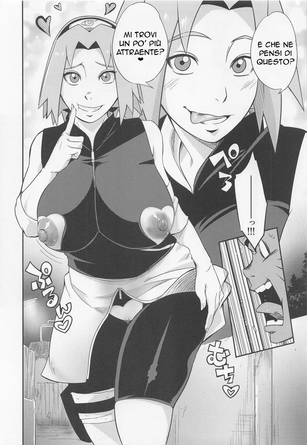 (C100) [Karakishi Youhei-dan Shinga (Sahara Wataru)] Hyakugo no Jutsu | Le Tecniche Segrete di Sakura (Naruto) [Italian] 图片编号 5