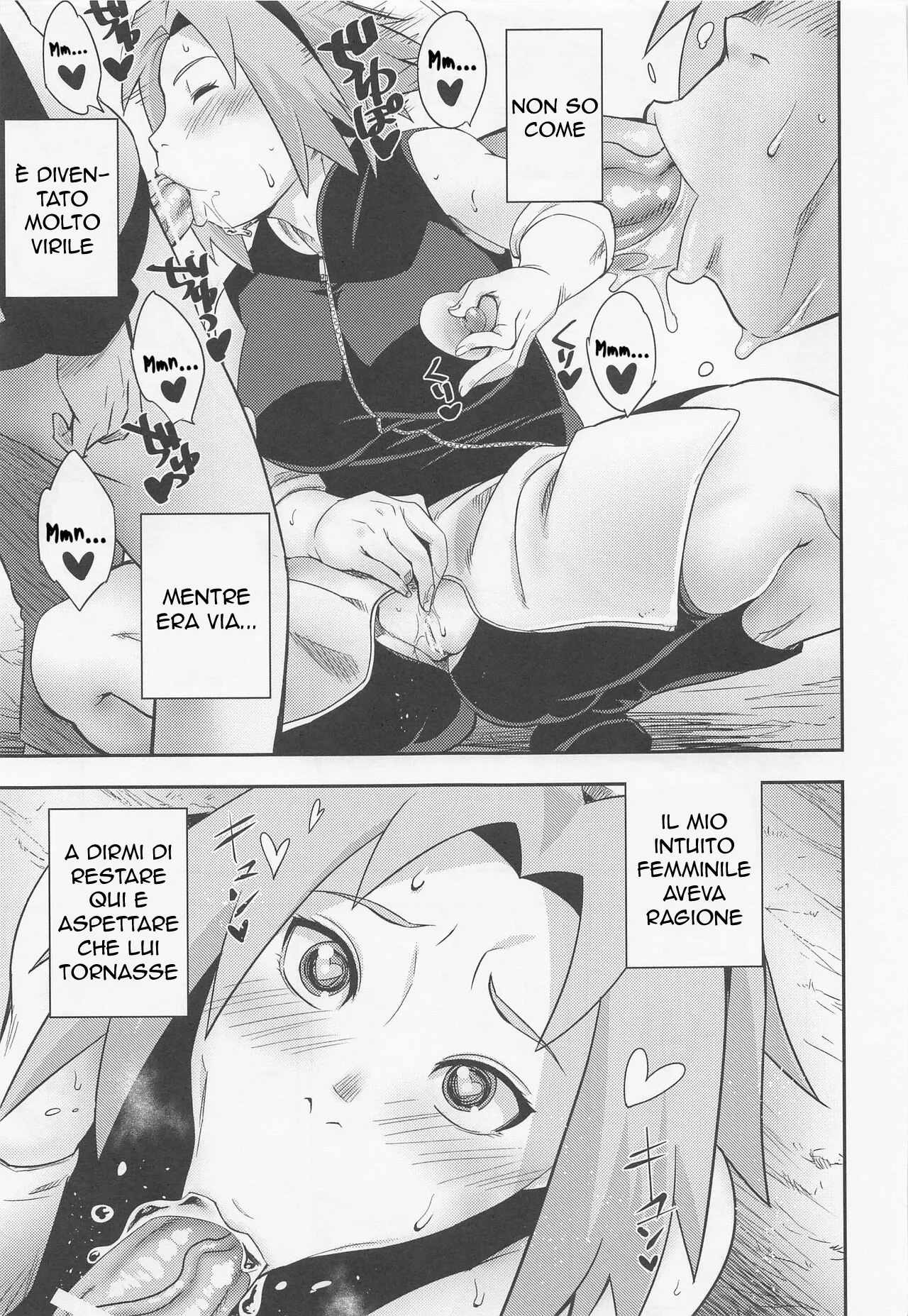 (C100) [Karakishi Youhei-dan Shinga (Sahara Wataru)] Hyakugo no Jutsu | Le Tecniche Segrete di Sakura (Naruto) [Italian] 图片编号 12