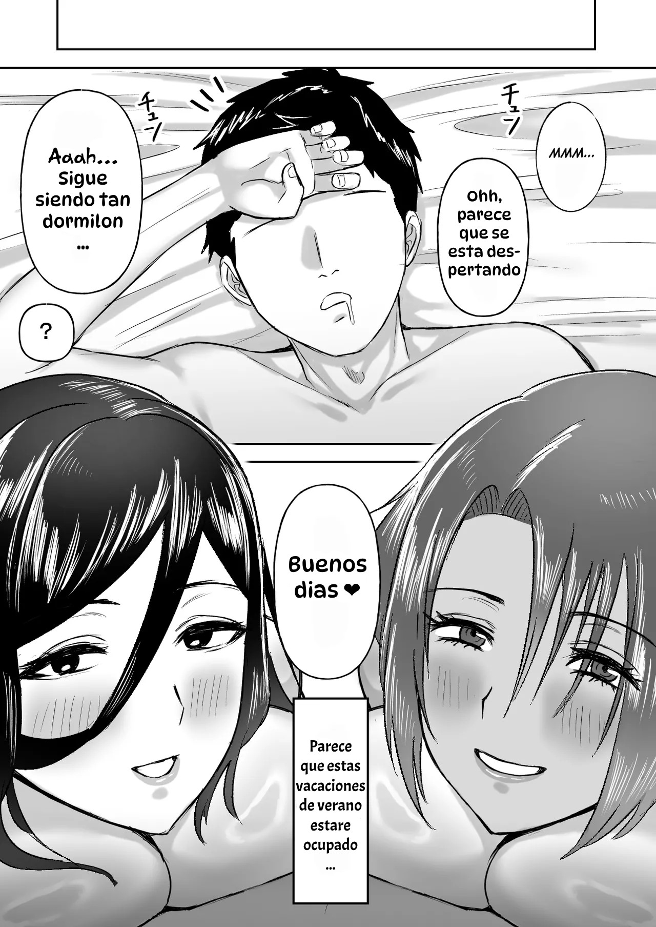 [Ore no Sasakure] Dekai Osananajimi-tachi ni Hasamarete Ase Daku Harem Ecchi｜Atrapado entre Mis Enormes Amigas de la Infancia para Tener Sexo Grupal y Sudoroso [Spanish] [Hta scan] 图片编号 61