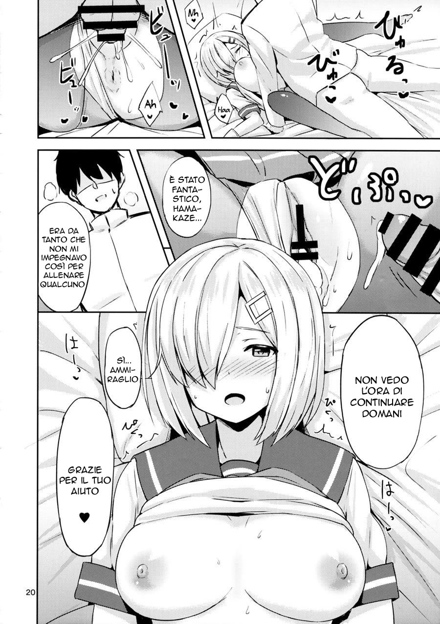 (C92) [Nijigen COMPLEX (Mitsukazu)] Hamakaze ni Yakan Shidou | Addestramento di Recupero (Kantai Collection -KanColle-) [Italian] image number 18