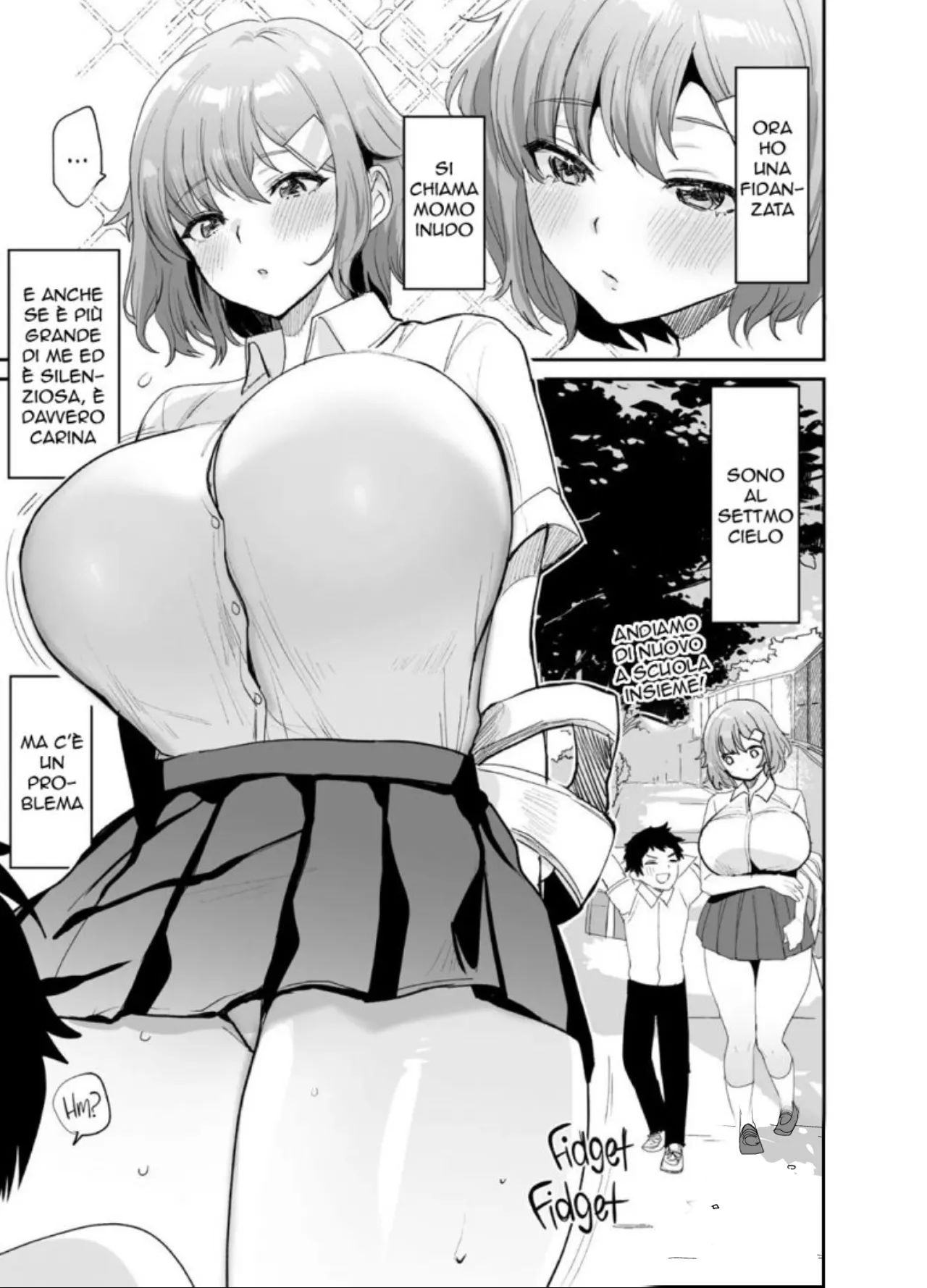 [Meimeikomei)] Dekkakute Mukuchi de Ecchi na Kanojo | Silenziosa ma Perversa [Italian] изображение № 1