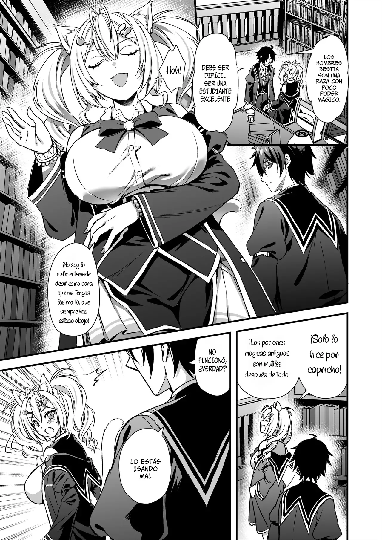 (Ayakawa Riku) El desertor de la academia de magia 2. Descubrí el secreto de una chica con orejas de gato y le frote los pechos изображение № 8