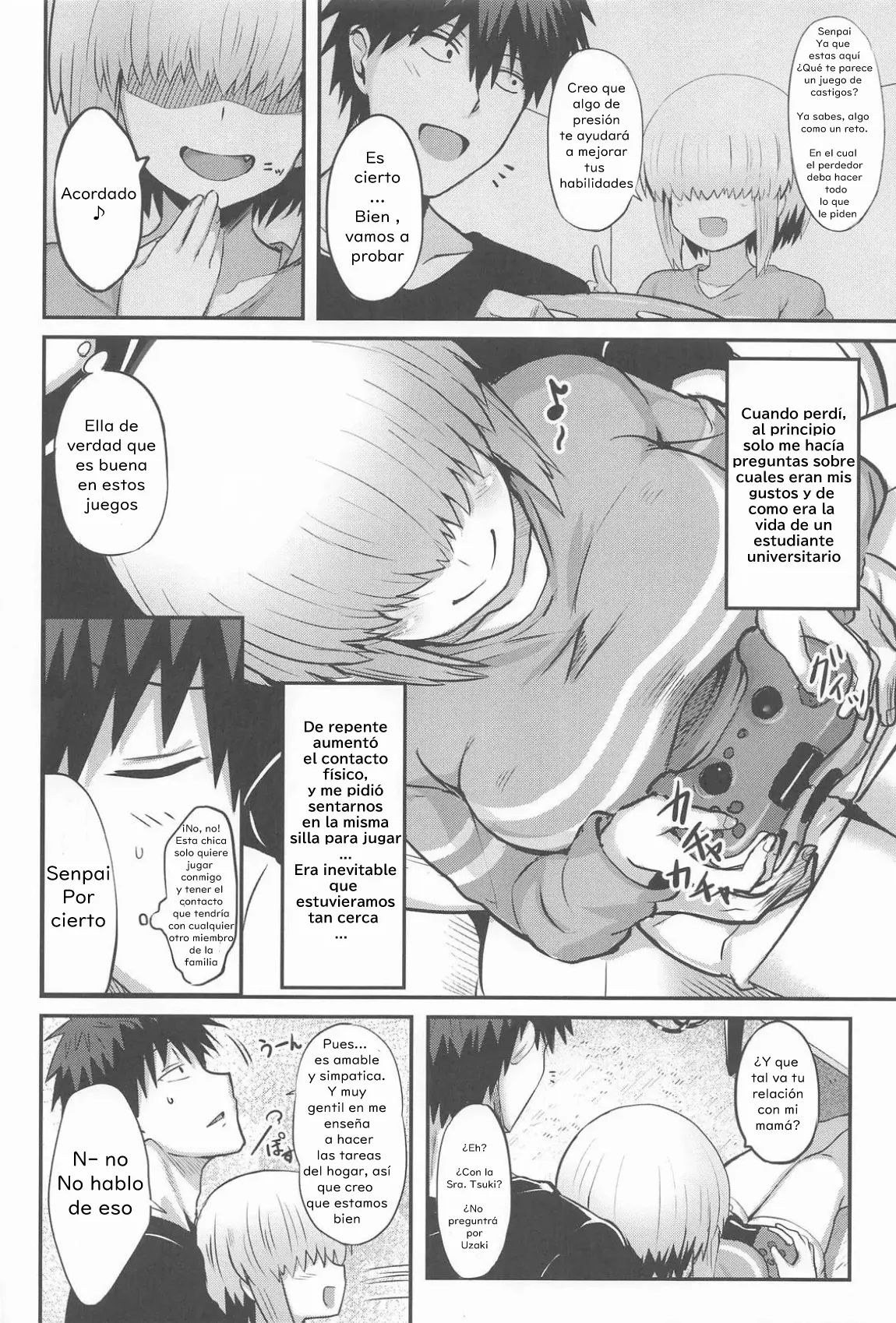 (C106) [Muchi Pani Days (Maki Ikazuya)] Uzaki Yanagi mo Mazaritai｜Yanagi Uzaki también quiere unirse (Uzaki-chan wa Asobitai!) [Spanish] [OccasionalTraductor] [Fan Decensored] imagen número 3