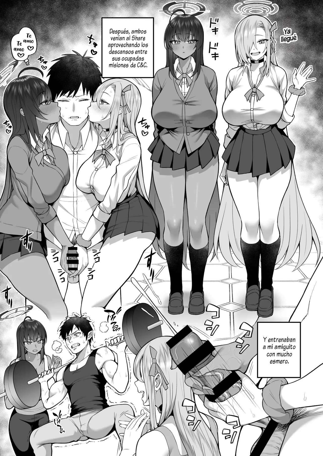 [Marshmallow Balloon (Kayumidome)] Yowami to Musuko o Nigirareta!｜¡Me Descuidé y Aprovecharon para Chantajearme! (Blue Archive) [Spanish] [Al chile no sé Scan] [Digital] 이미지 번호 16