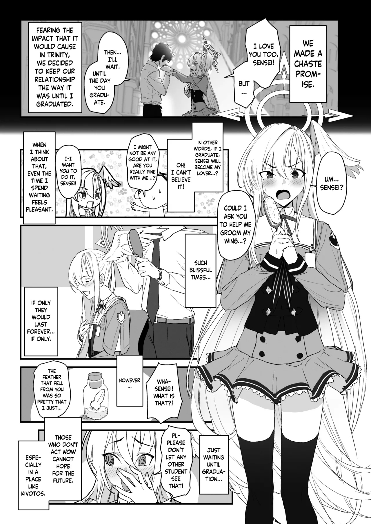 [Yoridori Midori (Akashiro Kiiro)] Katayoku no Antinomy | One-Winged Antinomy (Blue Archive) [English] [Douzo Lad Translations] [Digital] 画像番号 3