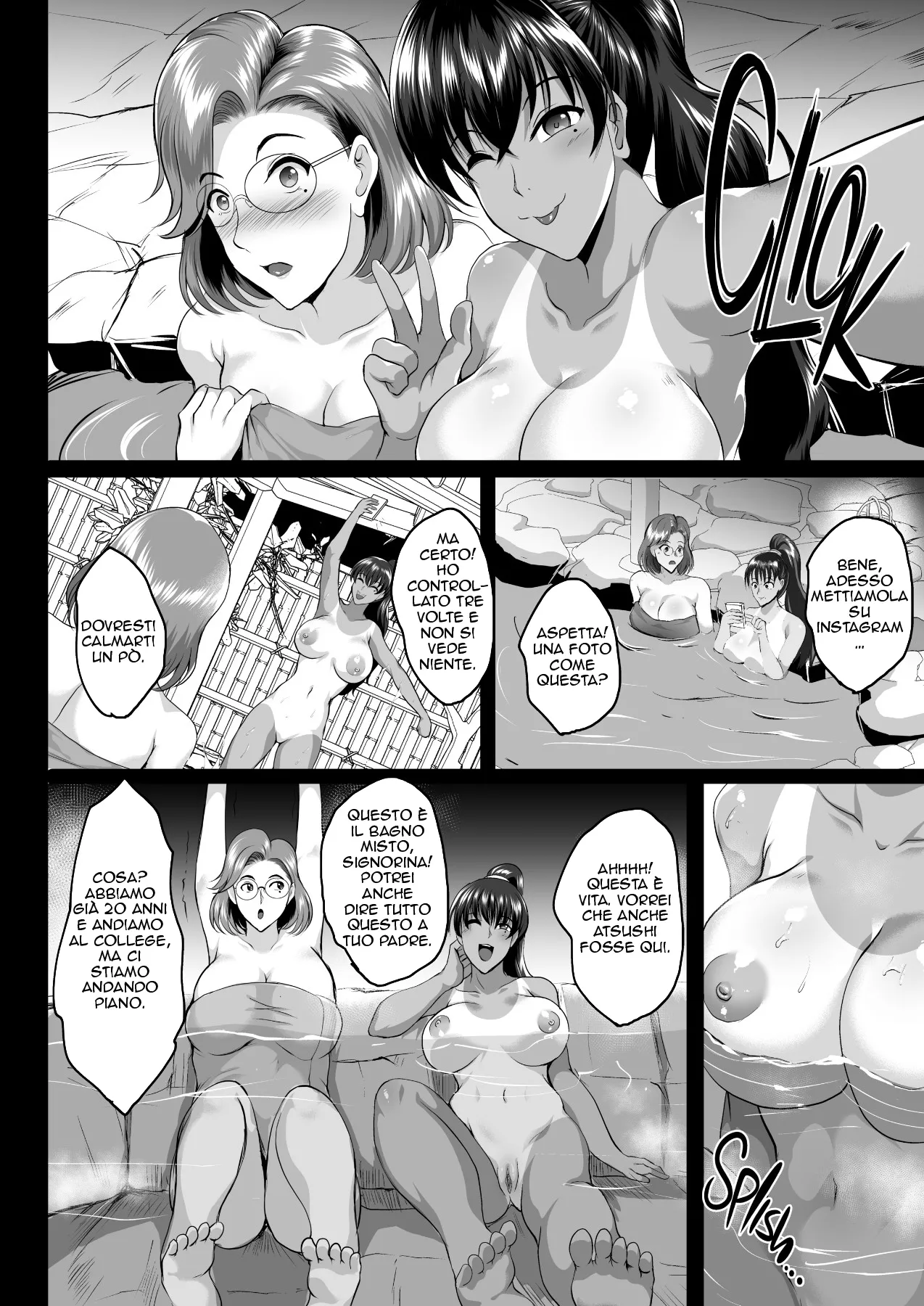 [Shouchuu MAC (Hozumi Kenji)] Oyako Onsen Ryokou Choukyou Kiroku | Prima la Madre poi La Figlia [Italian] [Digital] 이미지 번호 4