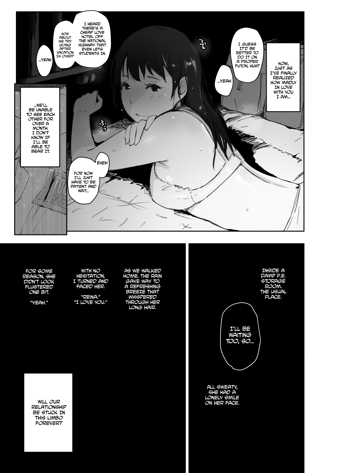 [Arakureta Monotachi (Arakure)] Natsuyasumi ni Aenakatta Boku no Kanojo wa | My Girlfriend Who Couldn't Meet Summer Vacation [English] [snapte] [Digital] image number 4