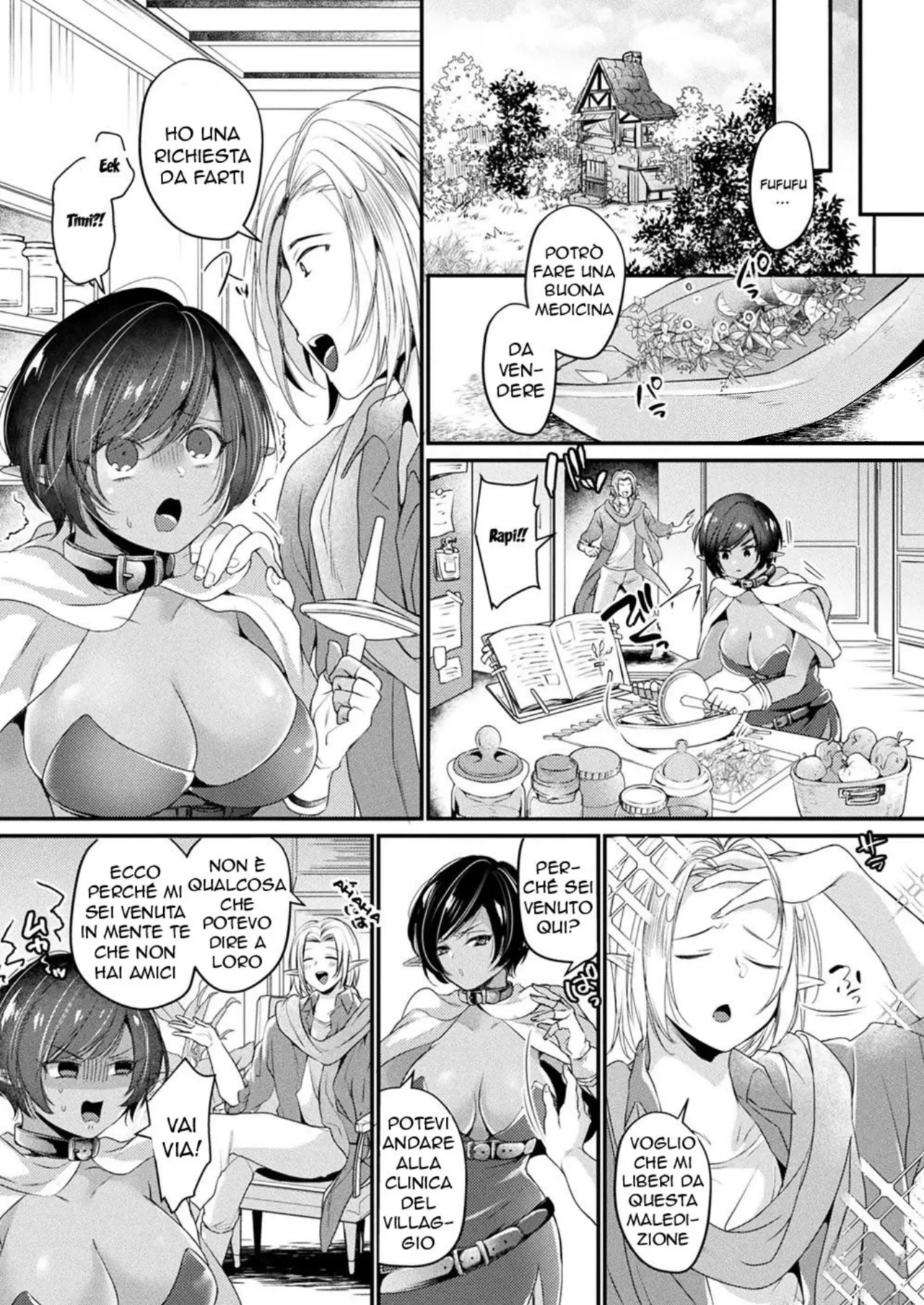 [Kirekawa] Naoshite Dark Elf-chan | Curami, Elfa Oscura ! (COMIC Unreal 2020-08 Vol. 86) [Italian] [Digital] image number 2