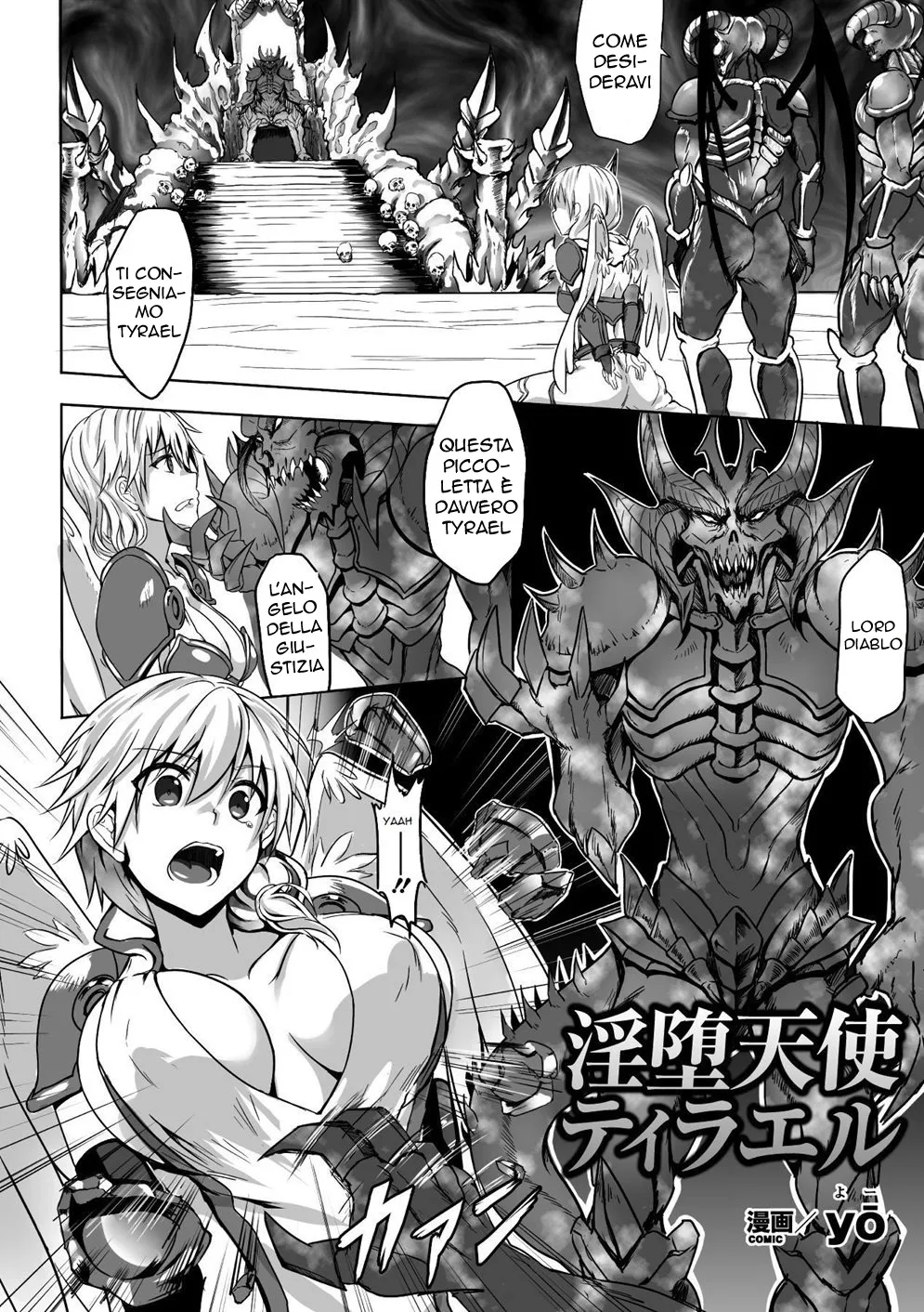 [yo] Inda Tenshi Tyrael | L' Angelo Caduto (2D Comic Magazine Aku Ochi Darkness Vol. 1) [Italian] [Digital] 이미지 번호 2