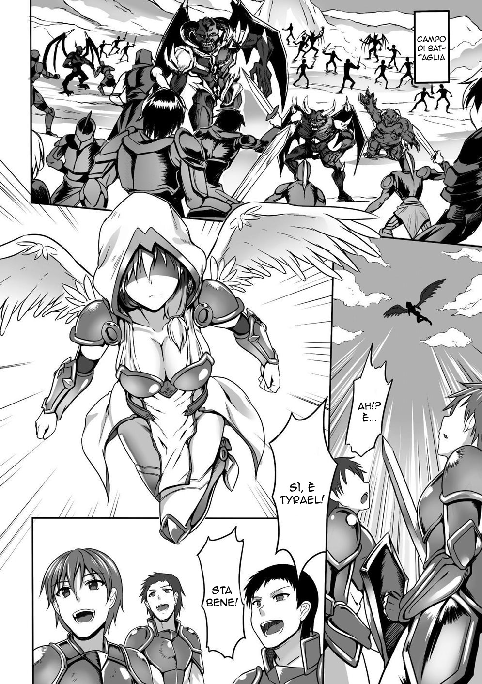 [yo] Inda Tenshi Tyrael | L' Angelo Caduto (2D Comic Magazine Aku Ochi Darkness Vol. 1) [Italian] [Digital] 이미지 번호 8