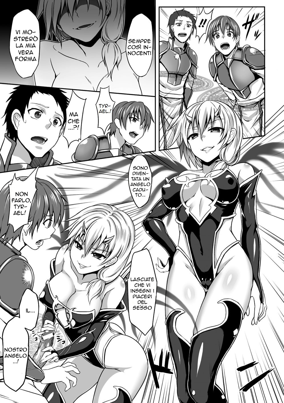 [yo] Inda Tenshi Tyrael | L' Angelo Caduto (2D Comic Magazine Aku Ochi Darkness Vol. 1) [Italian] [Digital] 이미지 번호 9