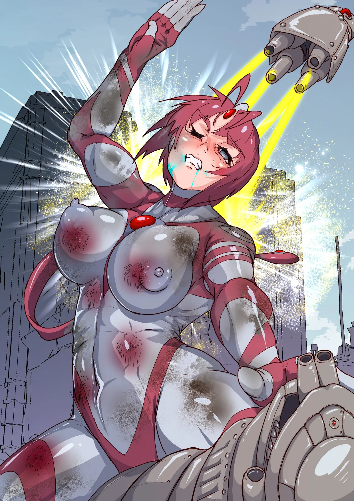 アトラルクスネオン4～絶叫!マシンモンスターに処刑されるヒロイン～巨大ヒロインは残虐絶叫マシーンで完全敗北地獄逝き…正義のヒロインは踏みにじられ尊厳は破壊される 图片编号 19