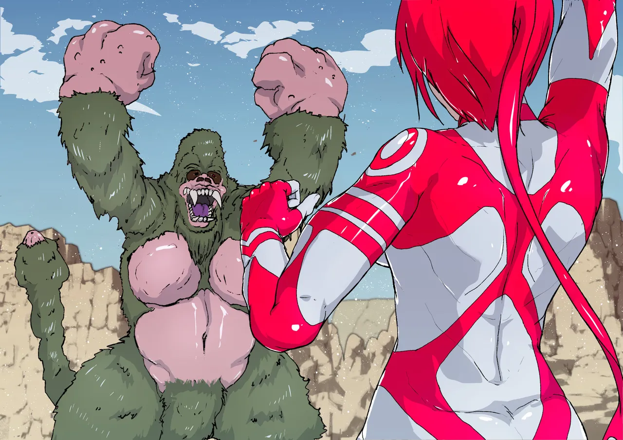 アトラルクスネオン6～汚されたヒロイン!モンスターの分泌液でグチャドロ無様大敗北!泡吹き失神KO巨大ヒロイン!巨大で凛々しいヒロインも負ければでっけぇゴミ箱イキ! 图片编号 3