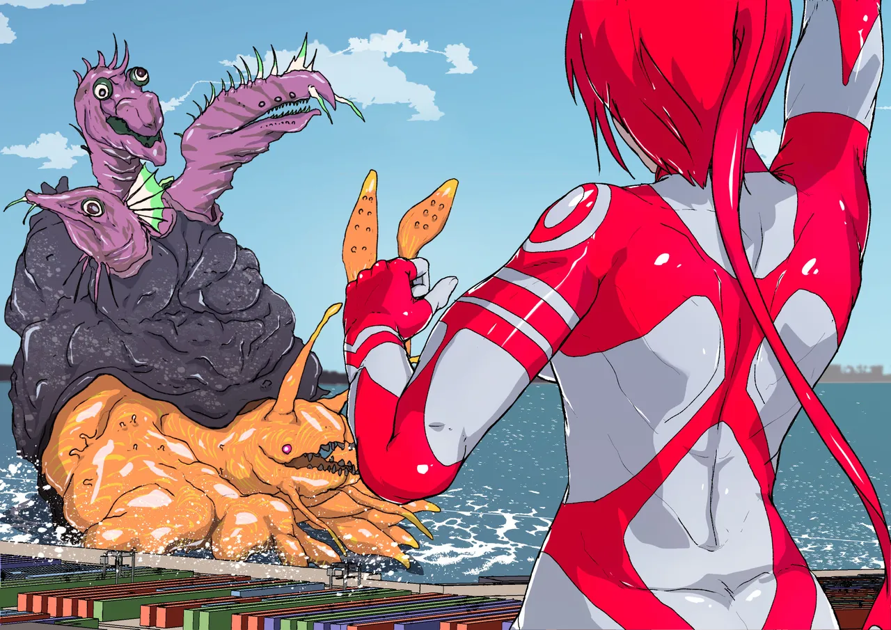 アトラルクスネオン6～汚されたヒロイン!モンスターの分泌液でグチャドロ無様大敗北!泡吹き失神KO巨大ヒロイン!巨大で凛々しいヒロインも負ければでっけぇゴミ箱イキ! 图片编号 24