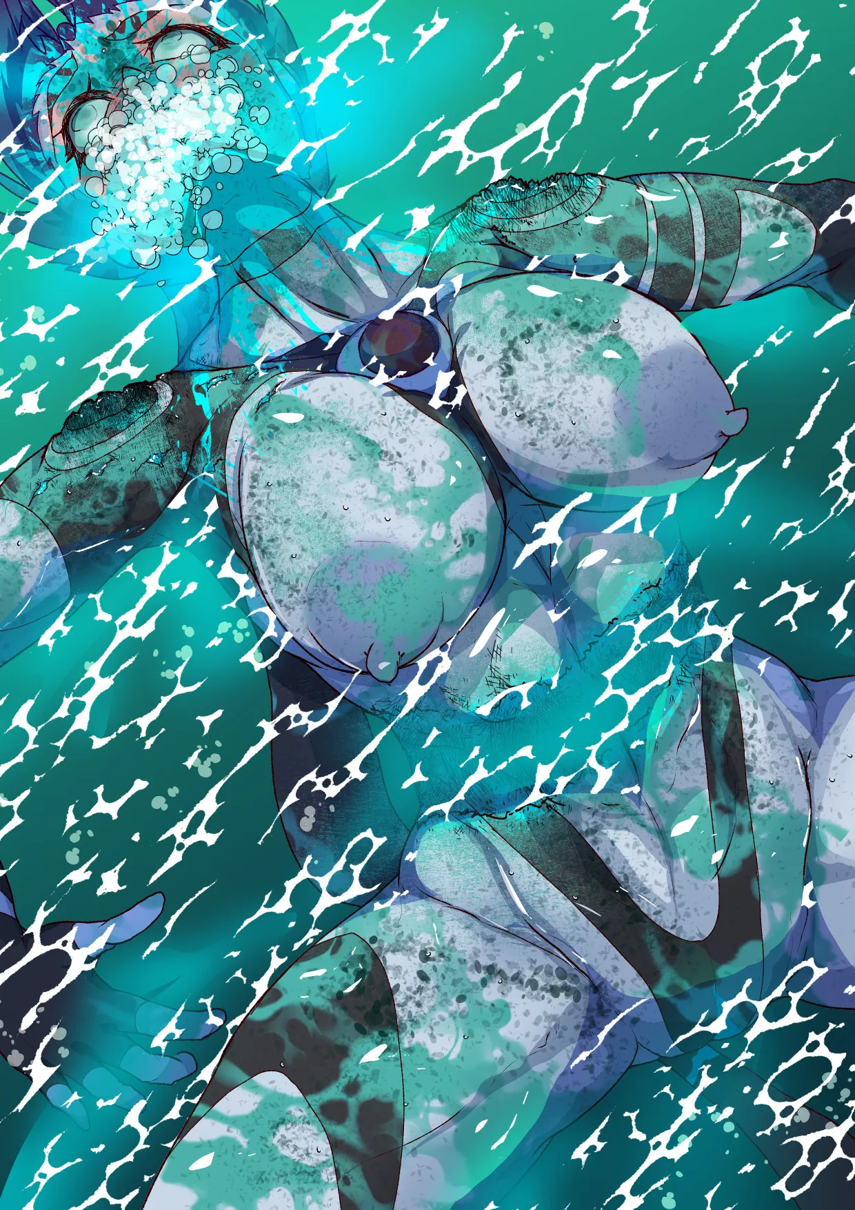 アトラルクスネオン6～汚されたヒロイン!モンスターの分泌液でグチャドロ無様大敗北!泡吹き失神KO巨大ヒロイン!巨大で凛々しいヒロインも負ければでっけぇゴミ箱イキ! 图片编号 39