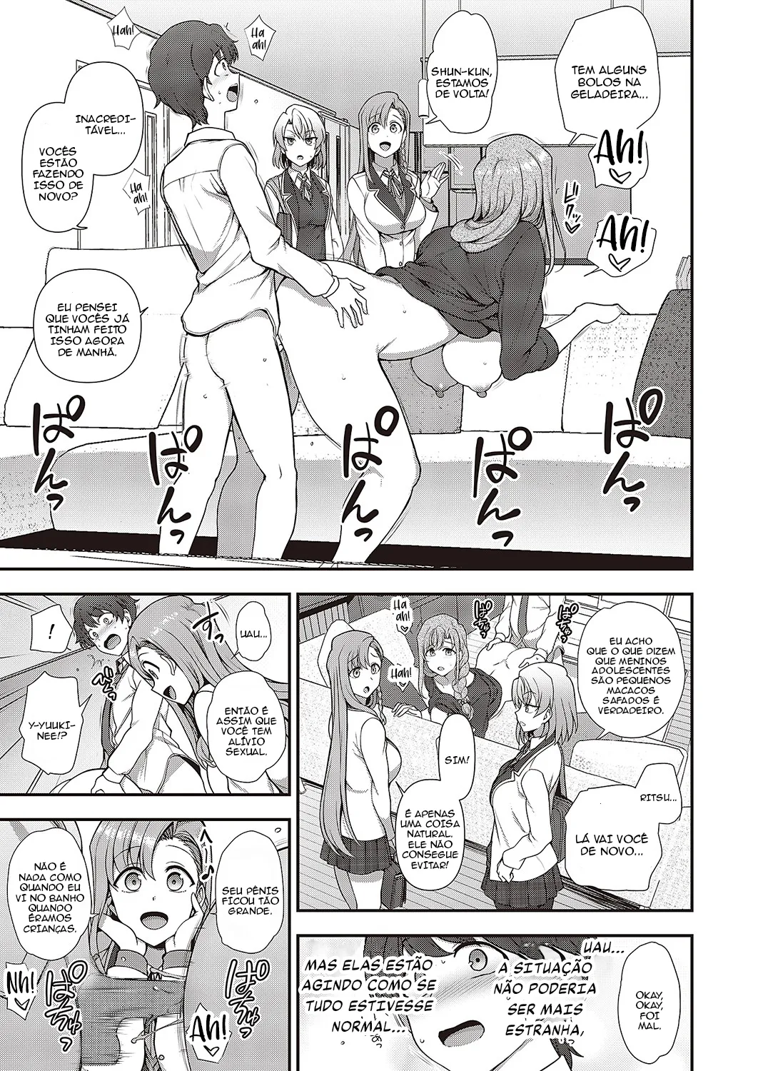 [Aiue Oka] FamiCon - Family Control Ch. 3 | Controle Familiar Cap. 3 (COMIC ExE 29) [Portuguese-BR] [TraduZion] [Decensored] [Digital] 이미지 번호 15