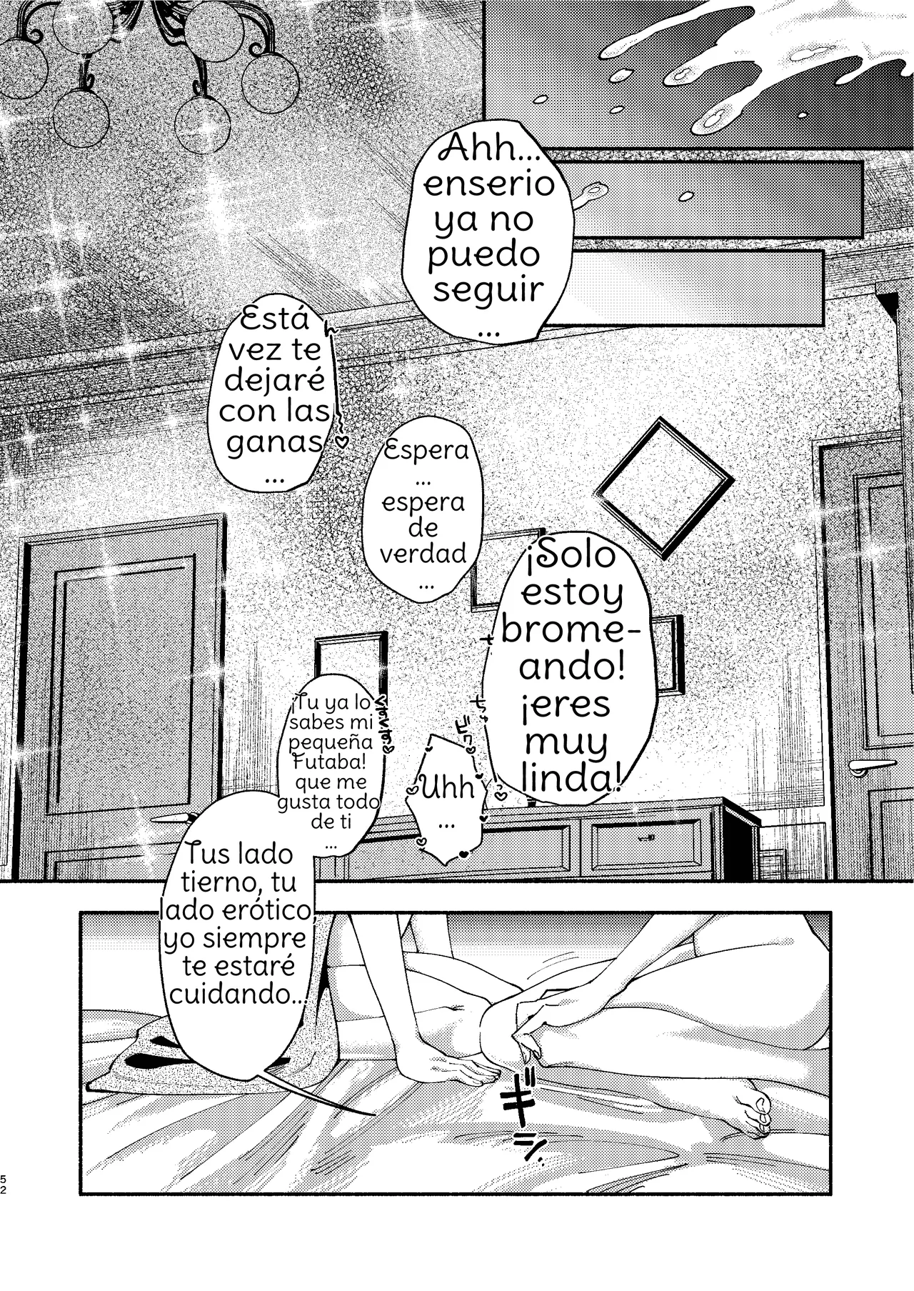 [Hidarimigi (Nitouhen)] Futanari Musume wa Do-Eroi Onee-san to Honki Koubi de Ikimakurimashita [Spanish] [Amaterasu] image number 52