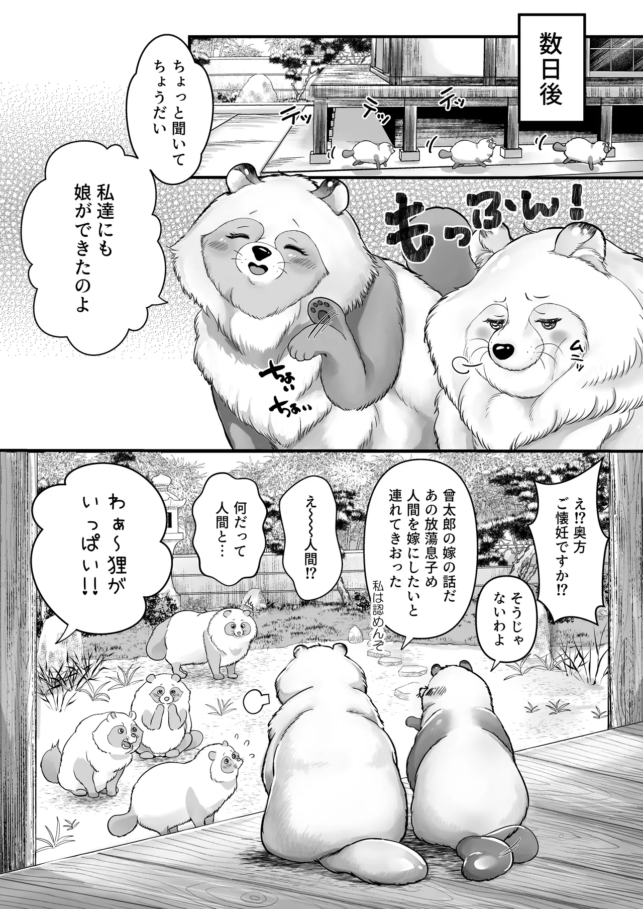 [Kagamii] Supadari Tanuki no Oyomean ni Naritai node, H na Shinsatsu ni Taete Honki no Sugomori Kozukuri Sex Ganbarimasu [Digital] 图片编号 84