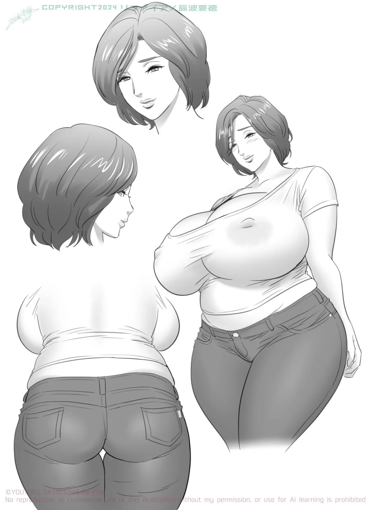 [Re-Fire (Tatsunami Youtoku)] Kayoi zu Mama Tai Oshikake Kanojo [Chinese] изображение № 103