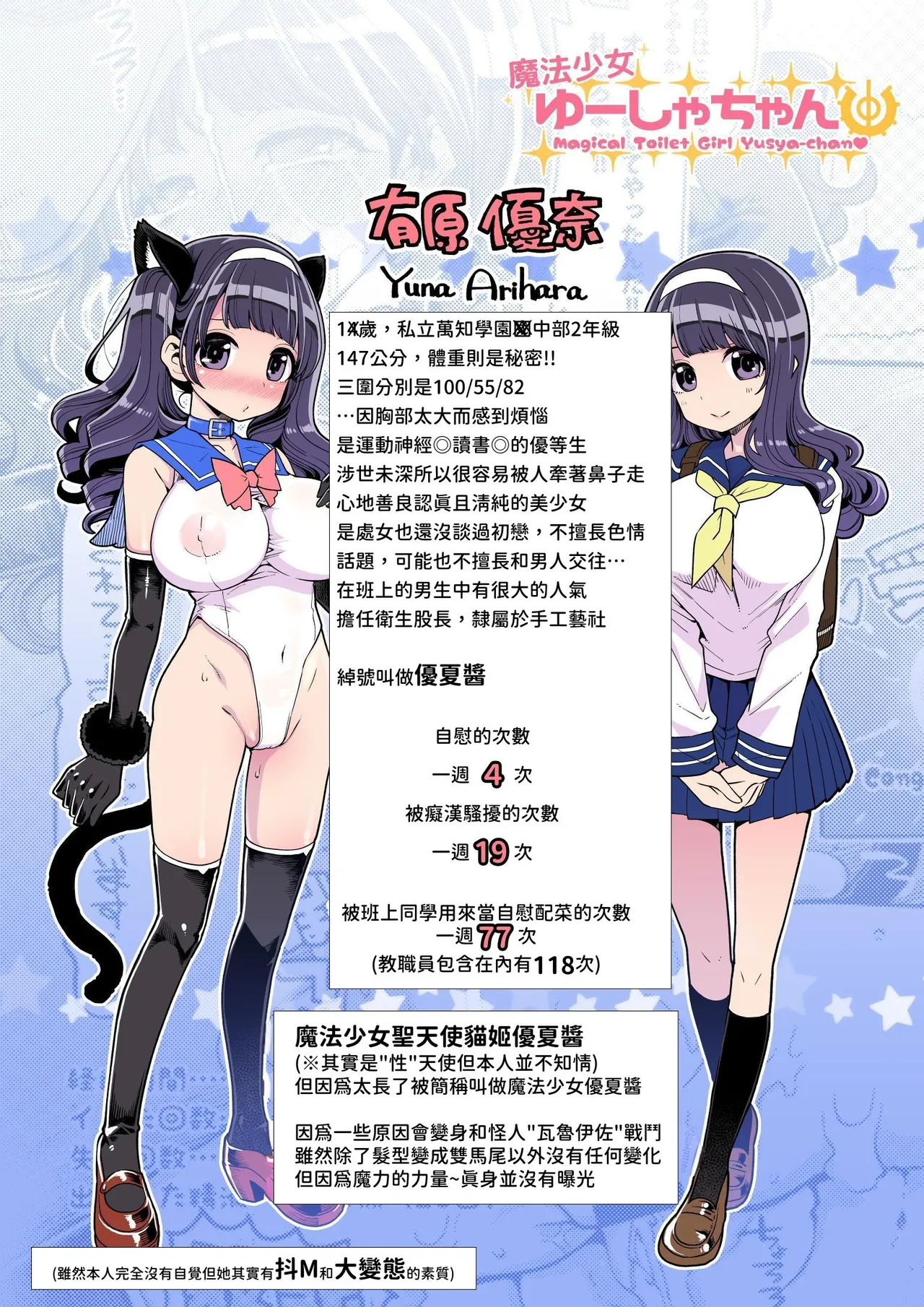 [Showa Saishuu Sensen (Hanauna)] Mahou Shoujo Yusya-chan | 魔法少女優夏醬 [Chinese] [自給自足君] [Digital] image number 4